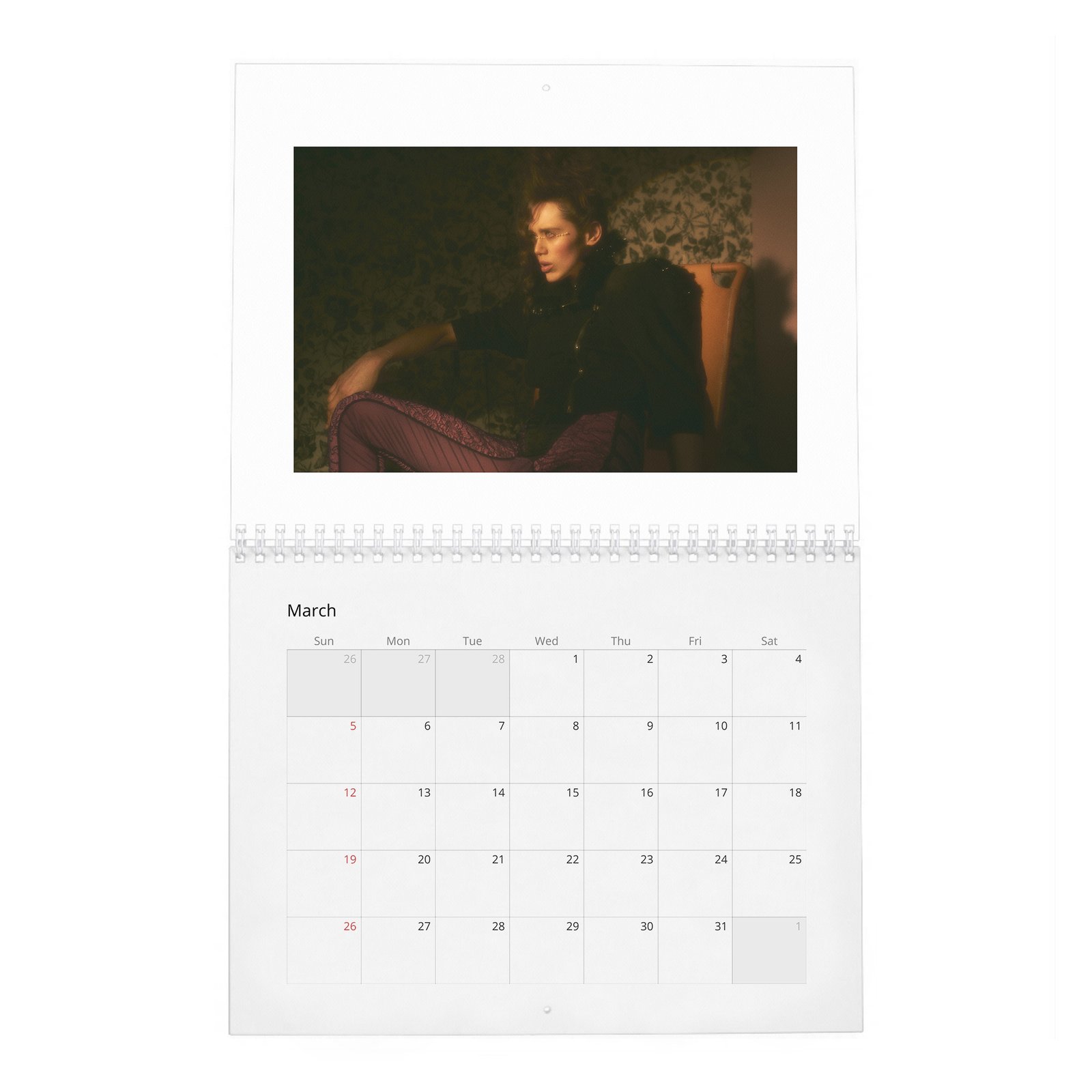 03 Daisy Head - Perseverance And Limitlessness 2027 Wall Calendar