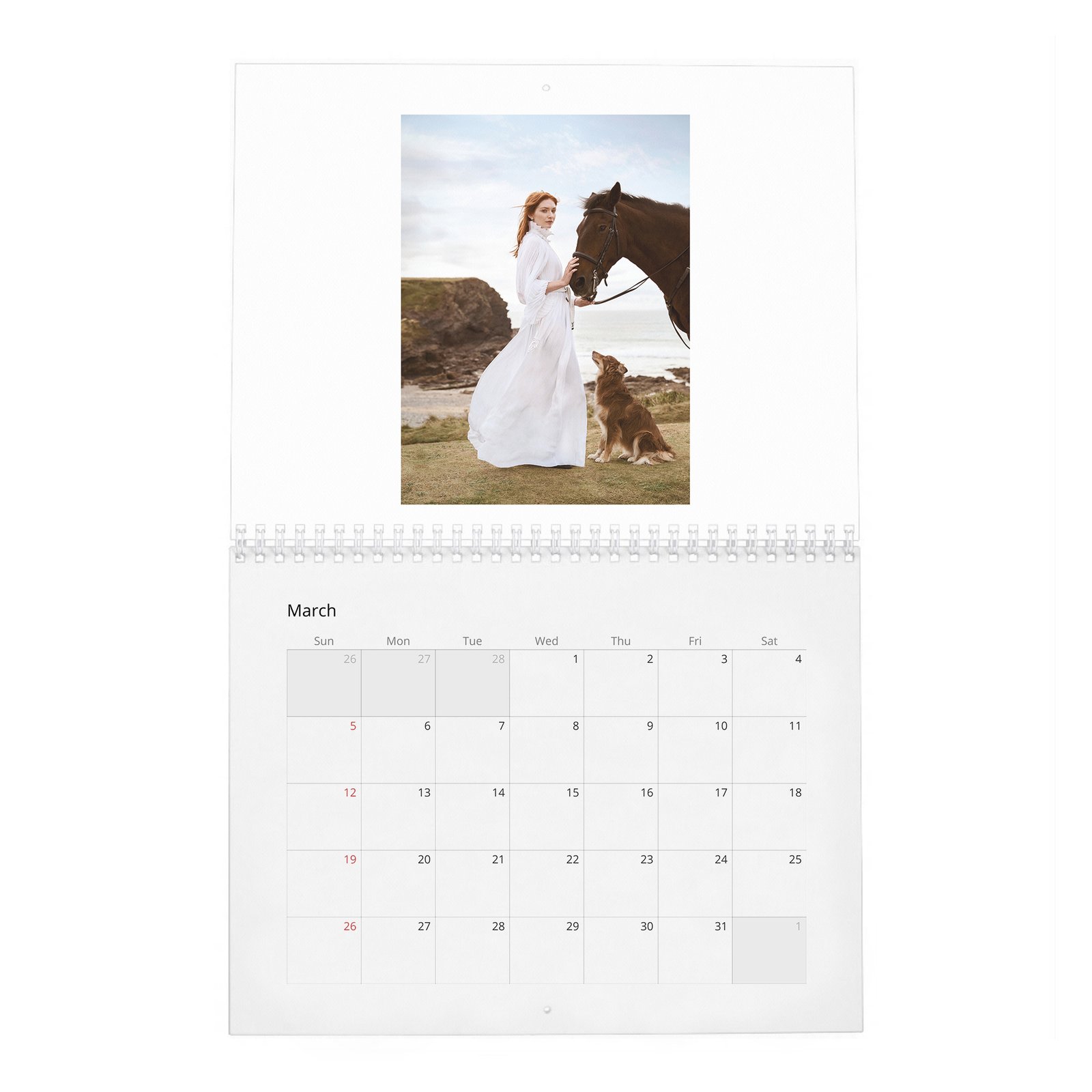 03 Eleanor Tomlinson - O Brave New World 2027 Wall Calendar