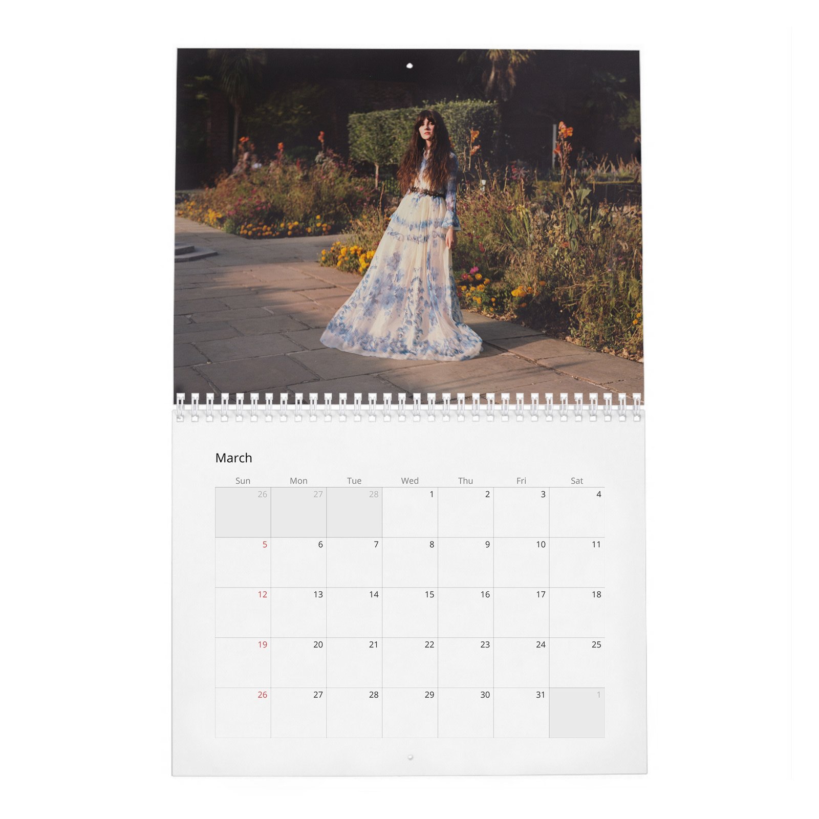 03 Emily Carey - Rose And Ivy 2027 Wall Calendar