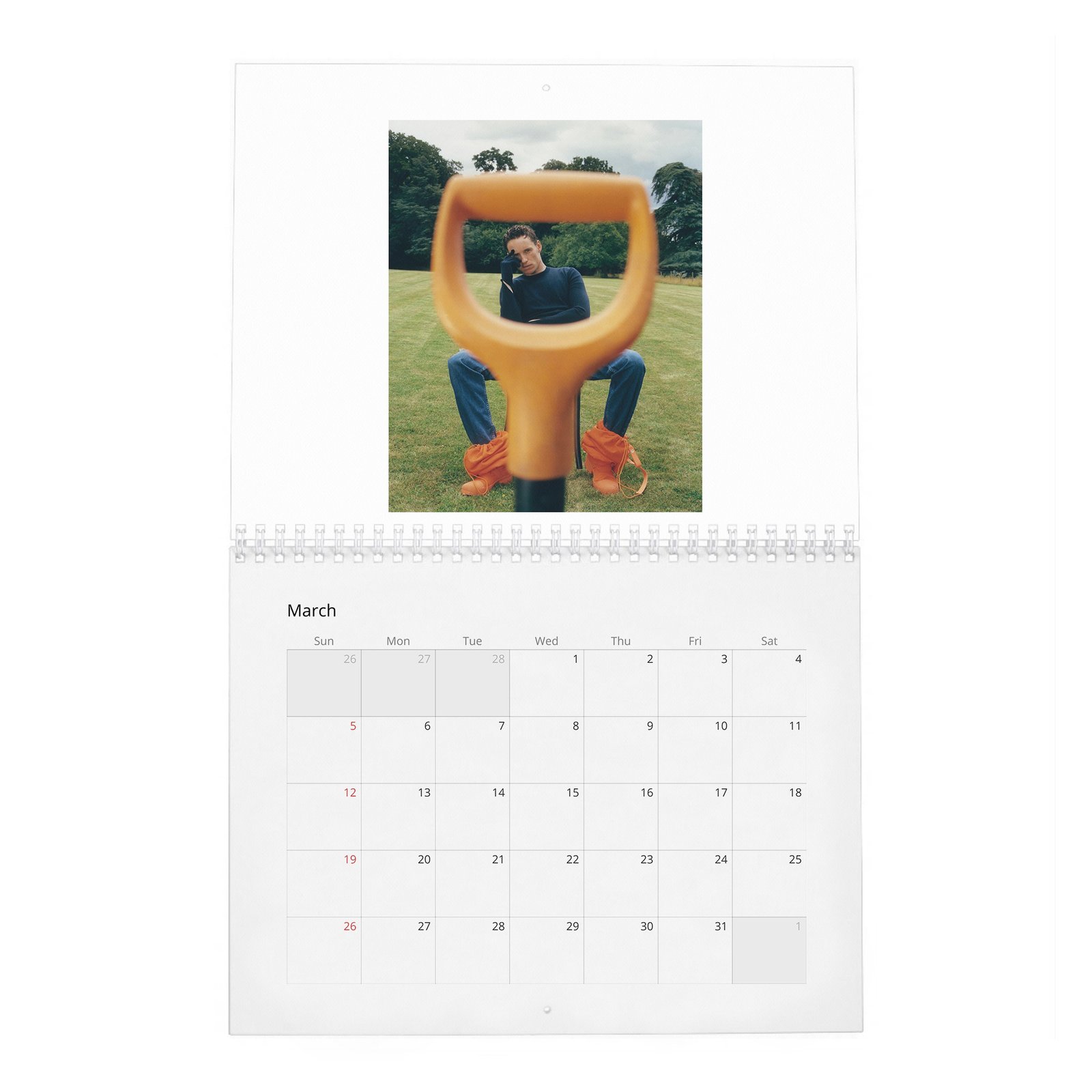 03 Eddie Redmayne - English Class 2027 Wall Calendar