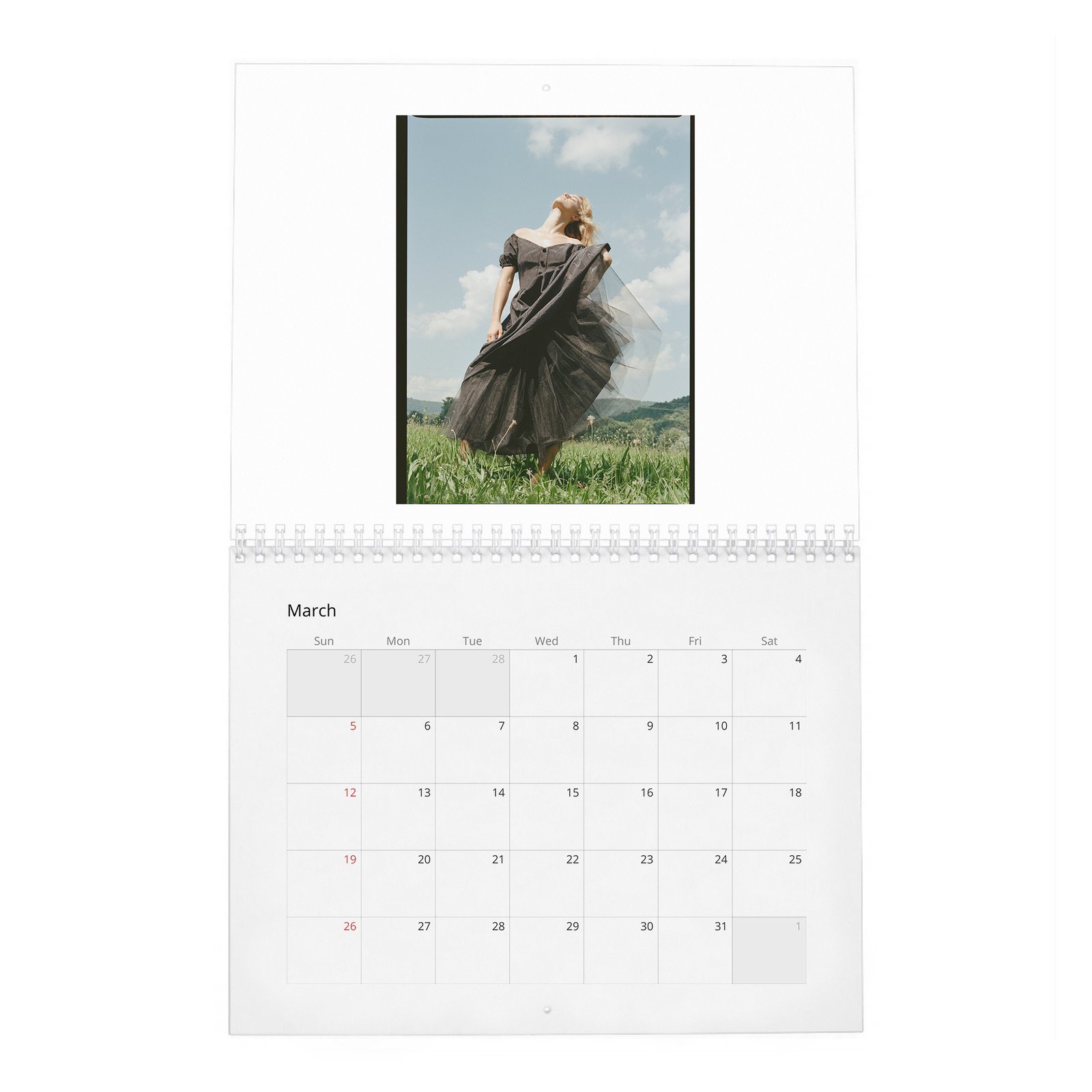 03 Grace Van Patten - Laterals 2027 Wall Calendar