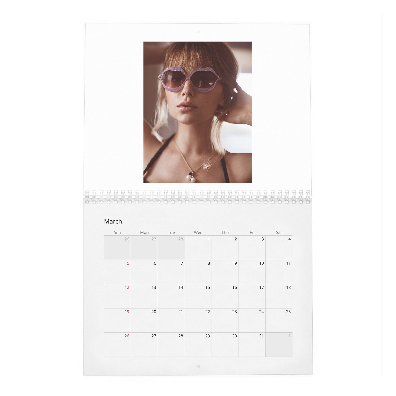 03 Haley Bennett - Interview 2027 Wall Calendar