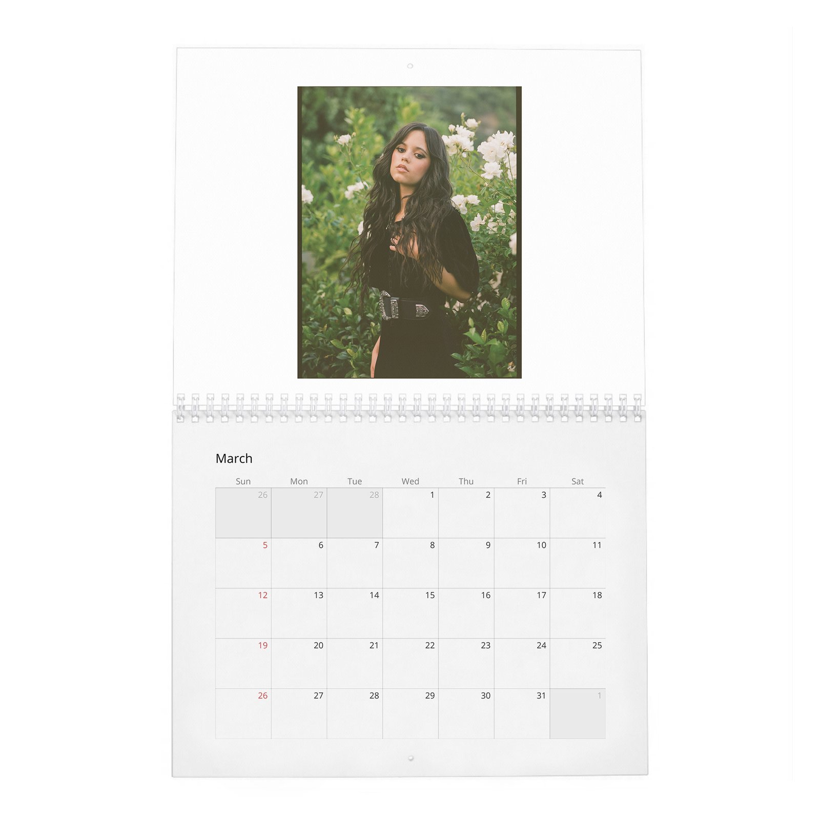 Jenna Ortega - Flaunt 2027 Wall Calendar