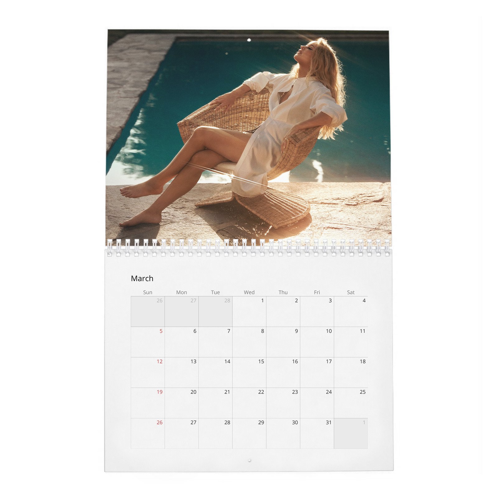 03 Jennifer Lawrence - Does It Her Way 2027 Wall Calendar