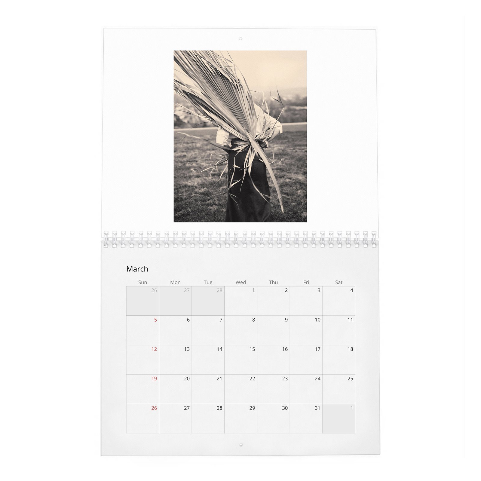 03 Jessica Chastain - Talent And Legend 2027 Wall Calendar