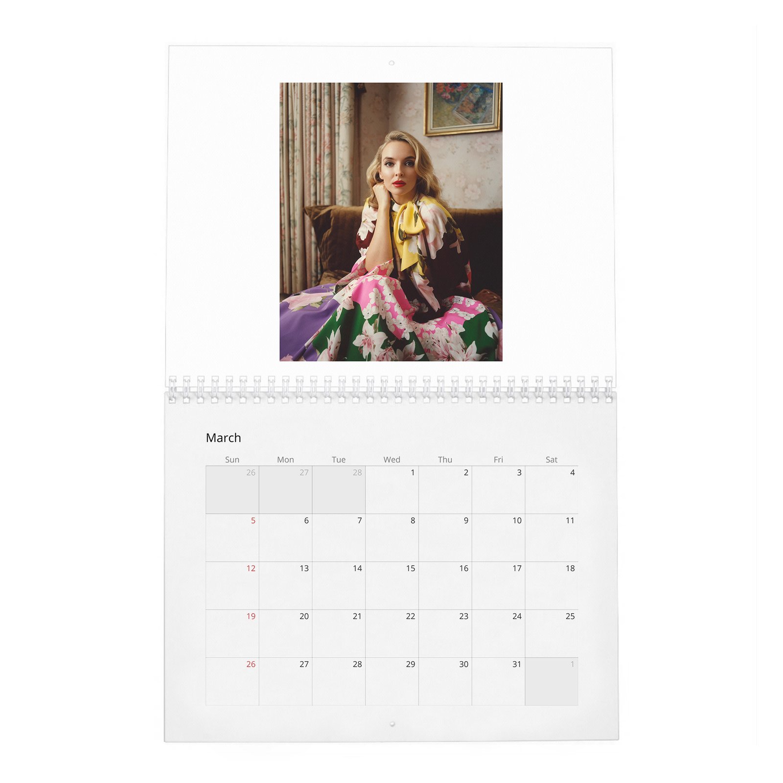 Jodie Comer - A Woman Of Influence 2027 Wall Calendar
