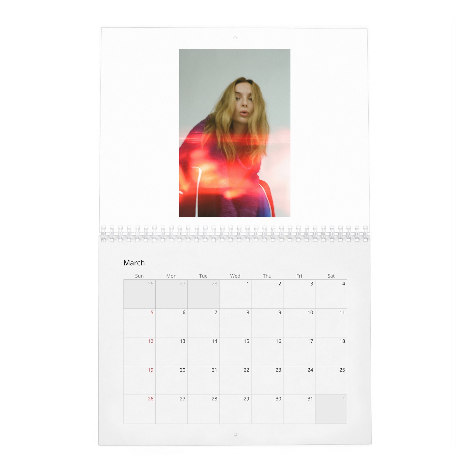 03 Jodie Comer - Talent And Perfect 2027 Wall Calendar