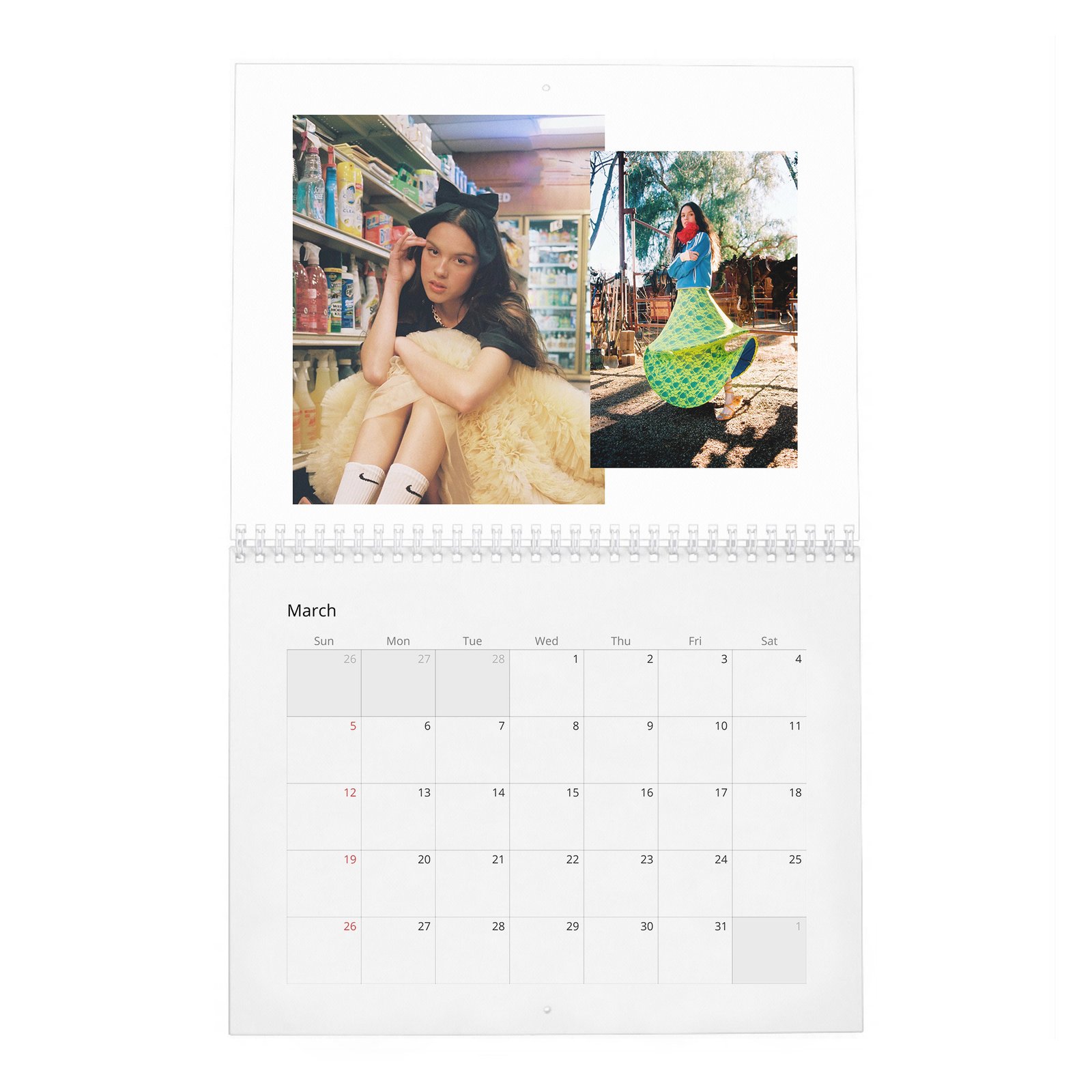 03 Olivia Rodrigo - Rising Star 2027 Wall Calendar