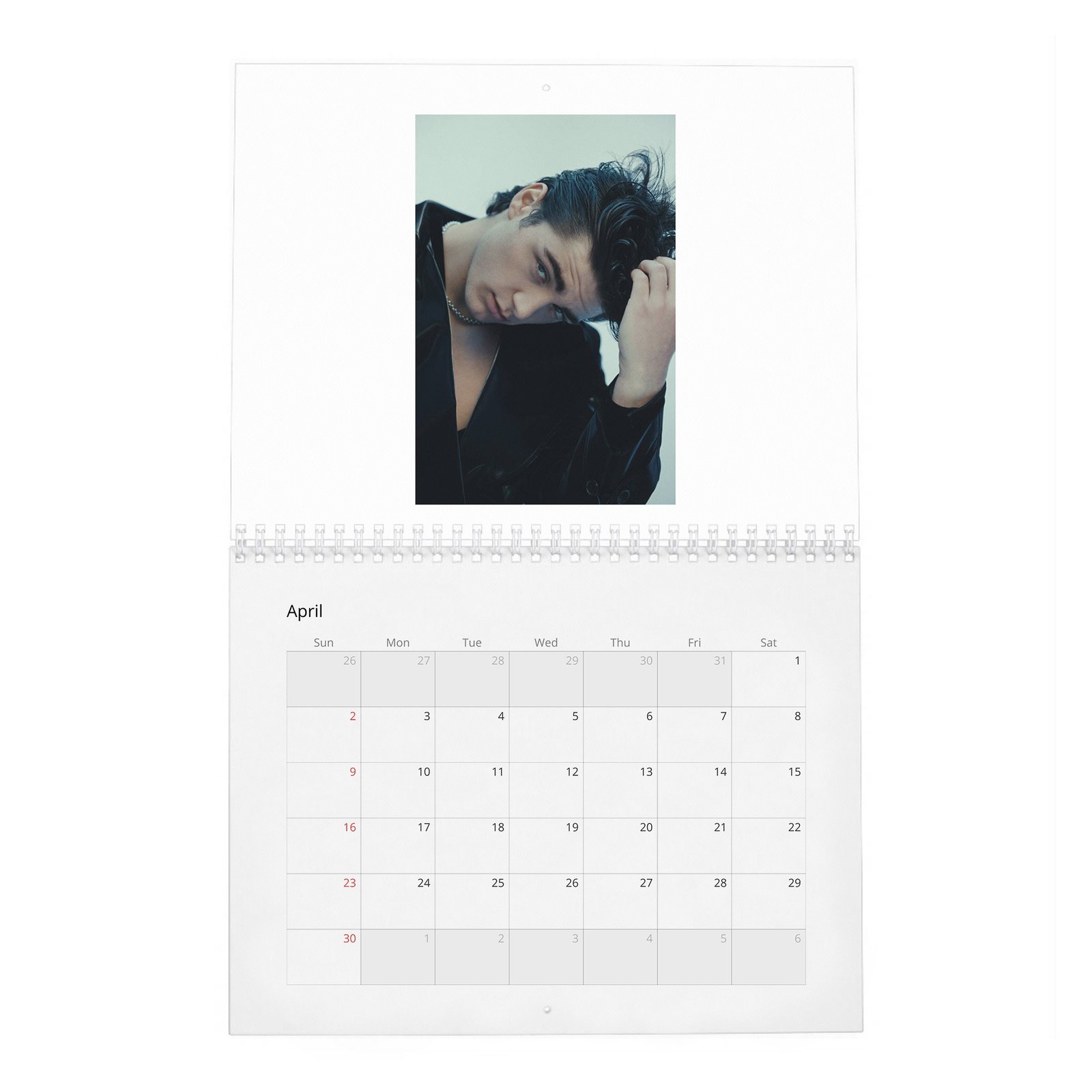 04 Asher Angel - In Conversation 2027 Wall Calendar