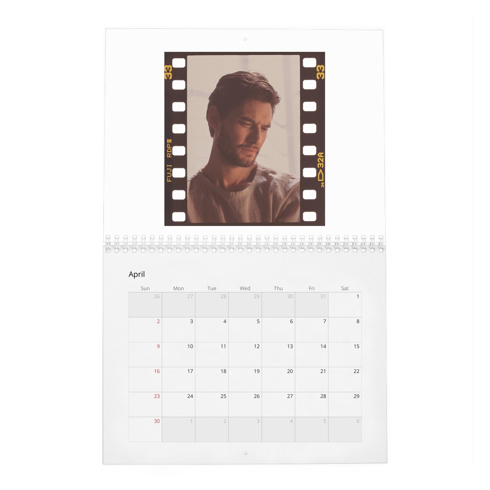 Ben Barnes - Songs For You 2027 Wall Calendar
