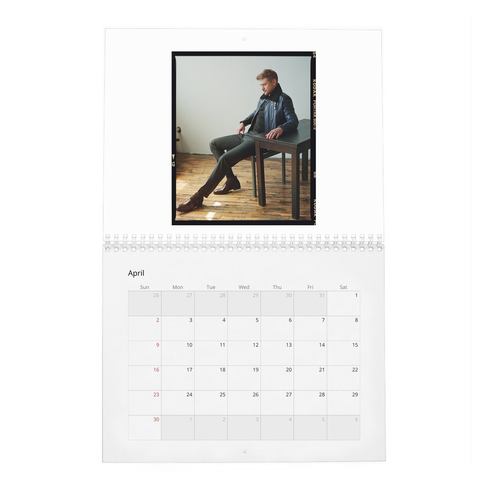 04 Boyd Holbrook - Laterals 2027 Wall Calendar