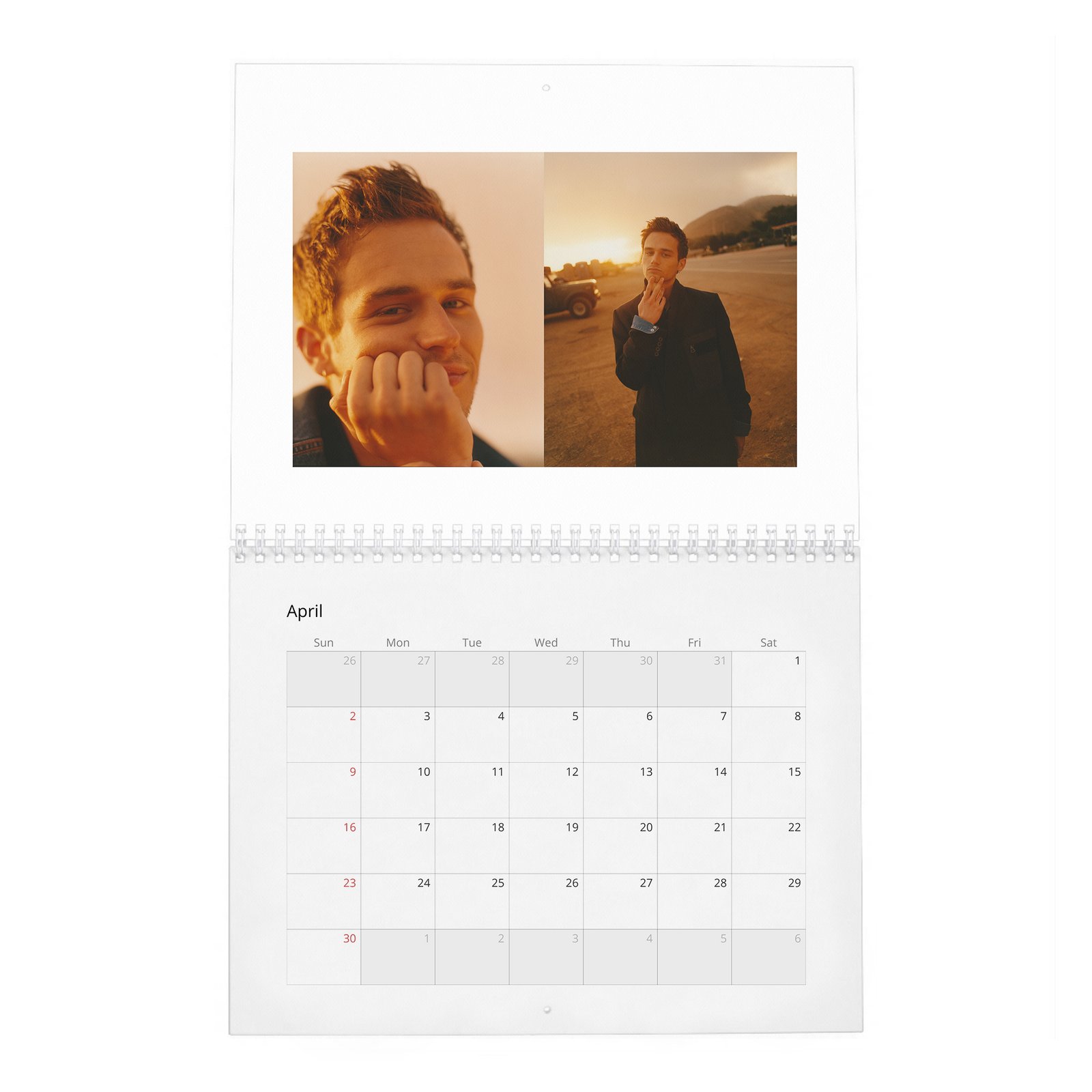 Brandon Flynn - California Dreamin' 2027 Wall Calendar