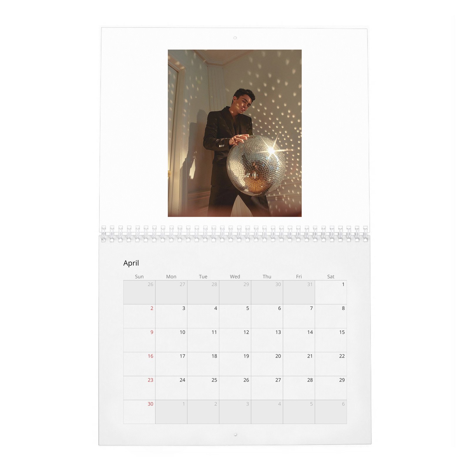 Darren Barnet - Confidence, Identity, and Growth 2027 Wall Calendar