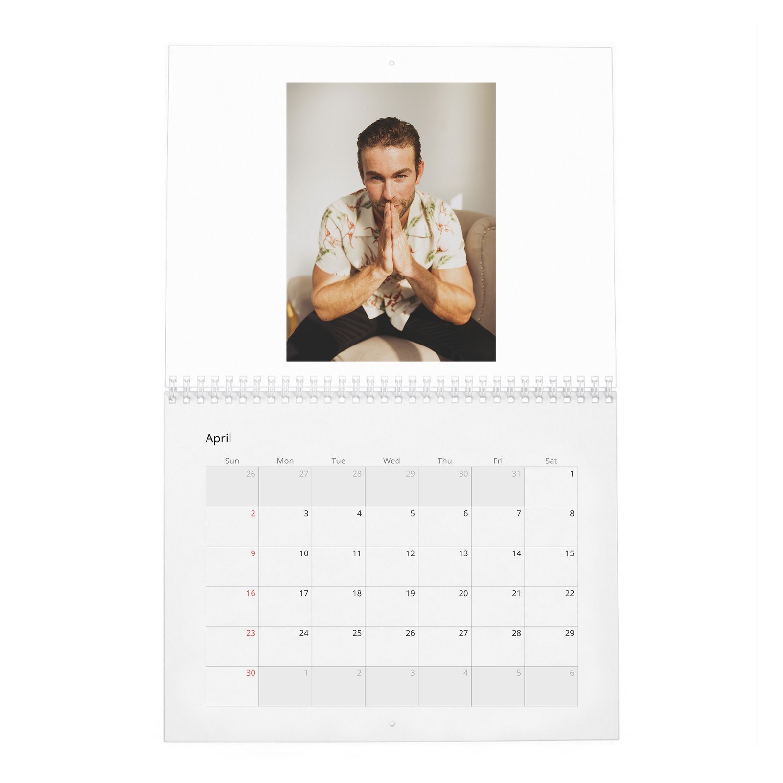 Chace Crawford - Man About Town 2027 Wall Calendar