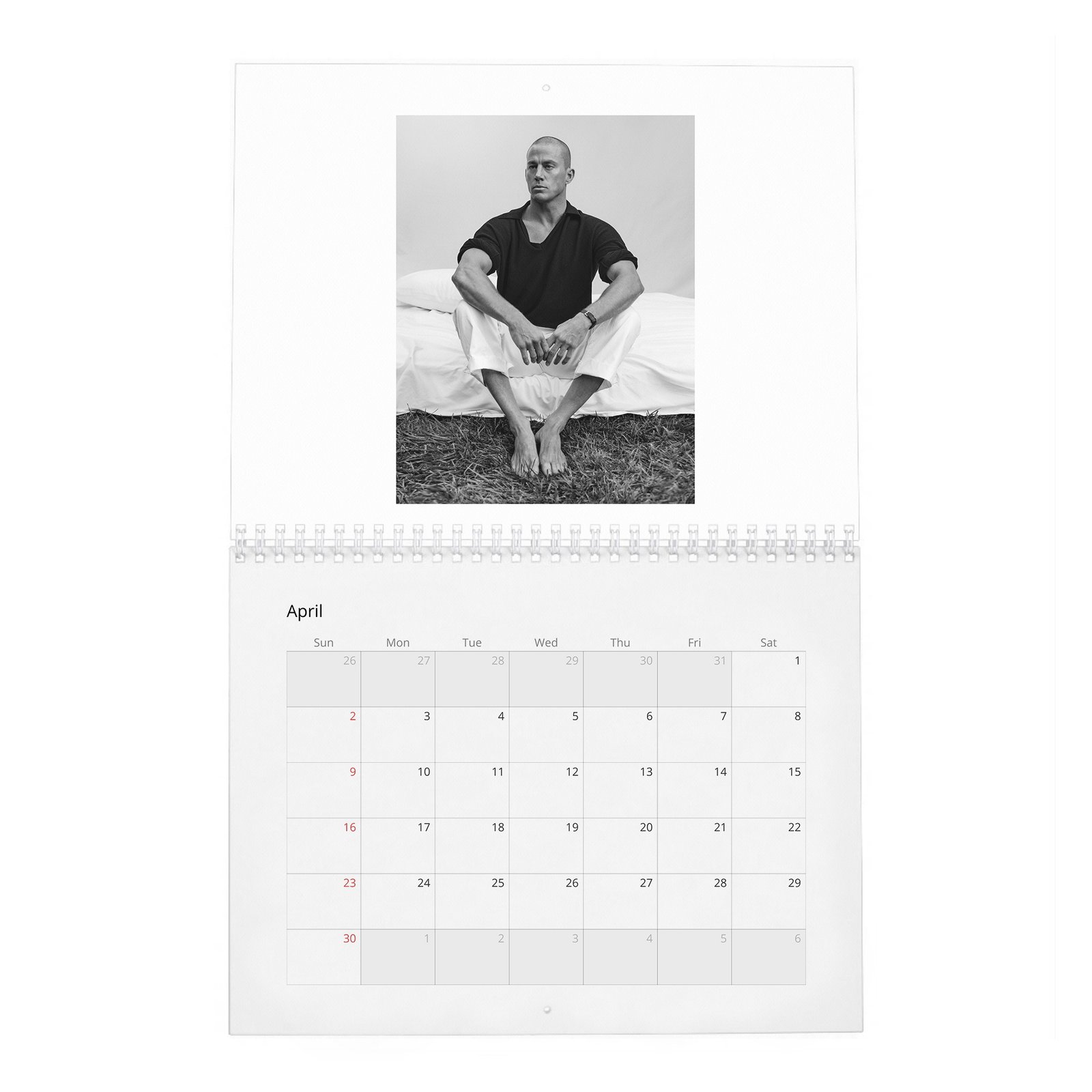 04 Channing Tatum - Second Act 2027 Wall Calendar