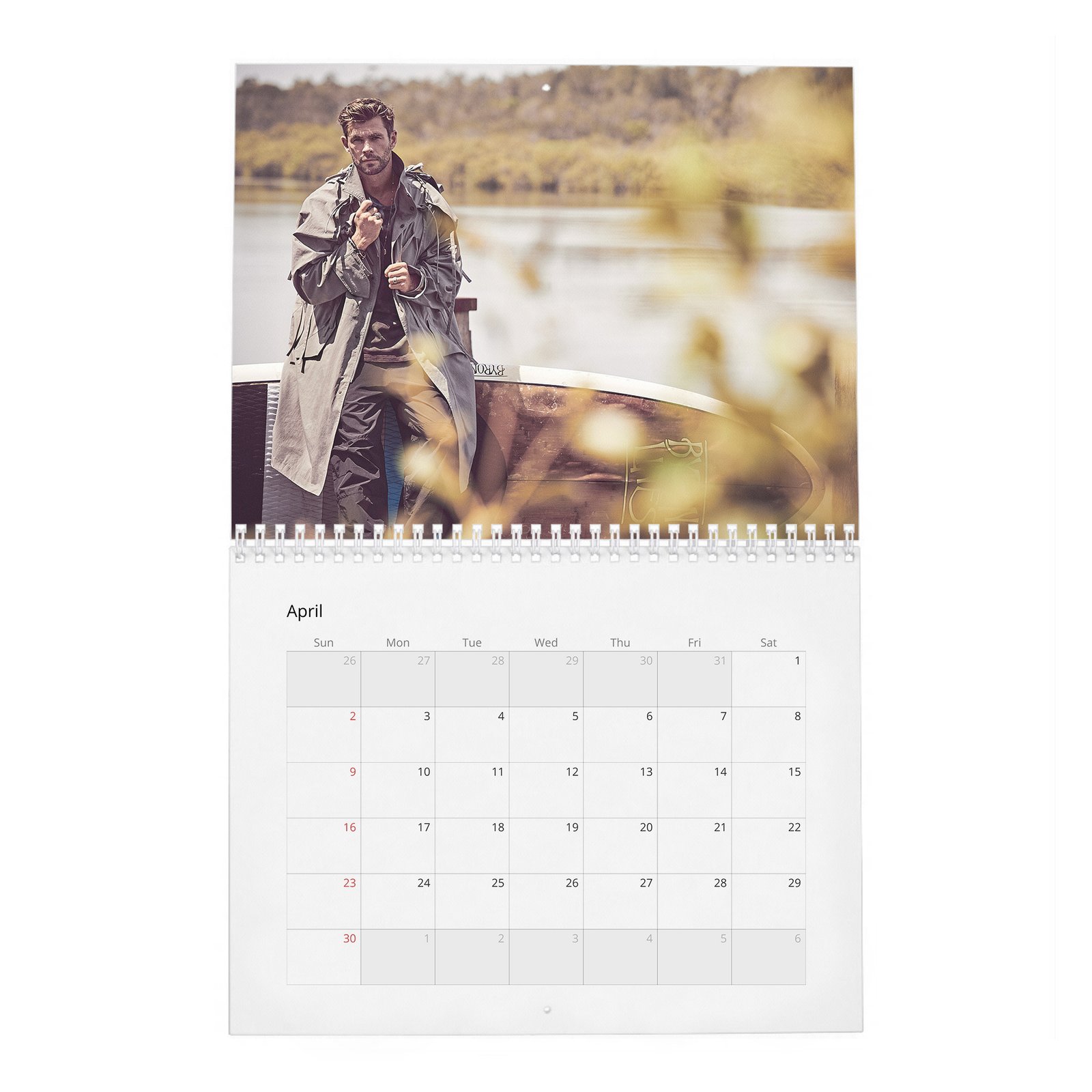 04 Chris Hemsworth - On Life During Uncertain Times 2027 Wall Calendar