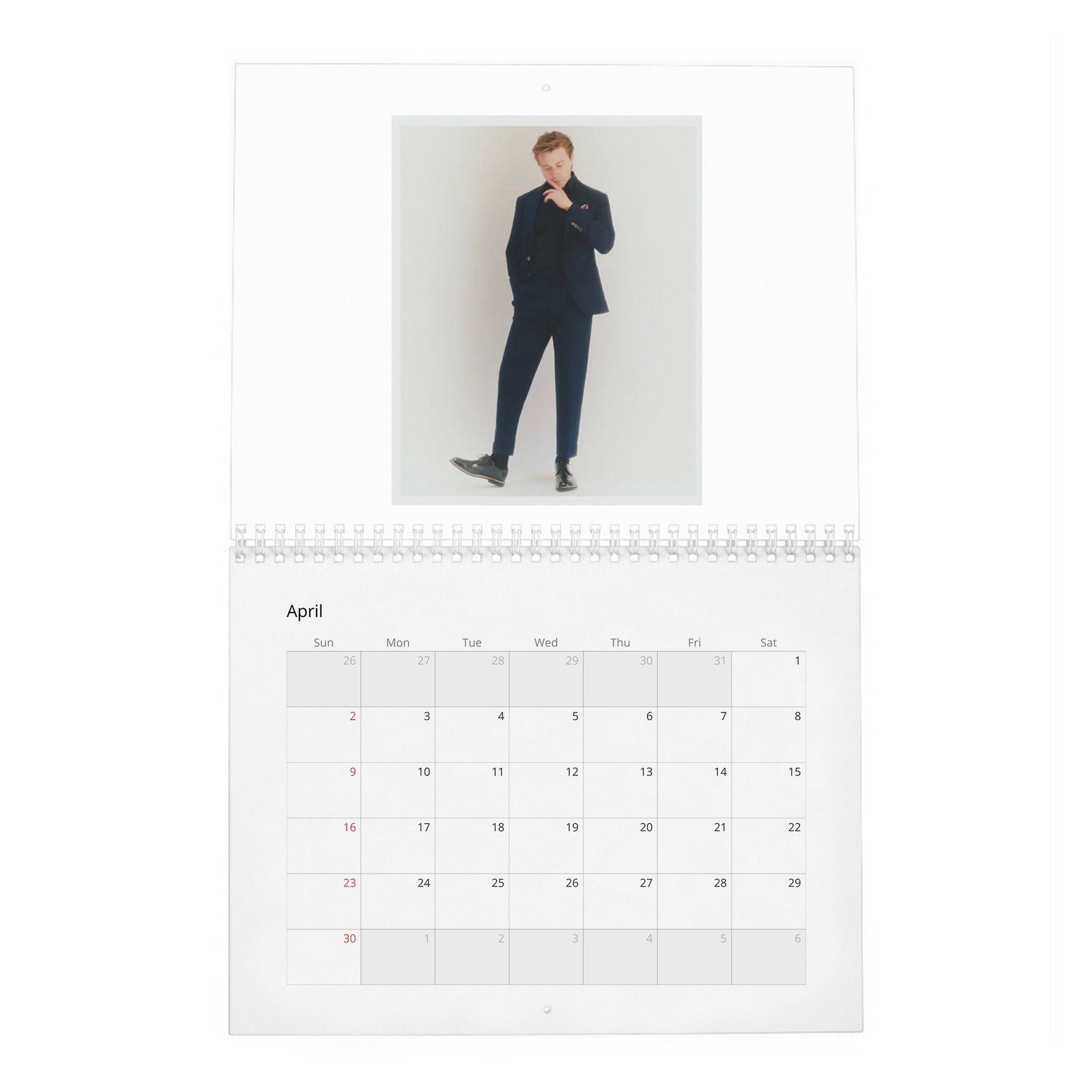 04 Jack Lowden - Laterals 2027 Wall Calendar