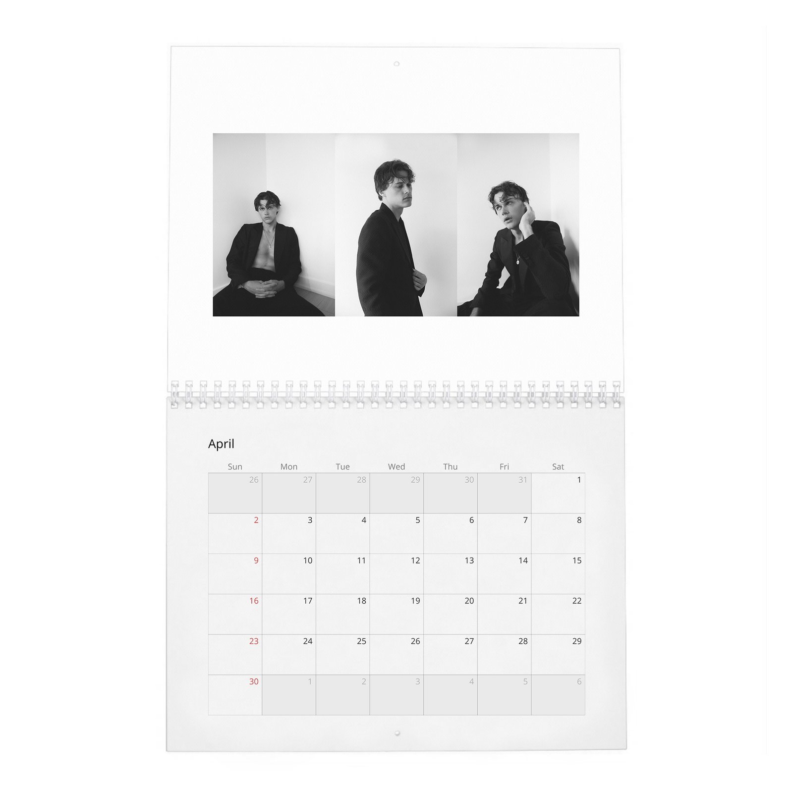 Christopher Briney - Passion For Acting 2027 Wall Calendar