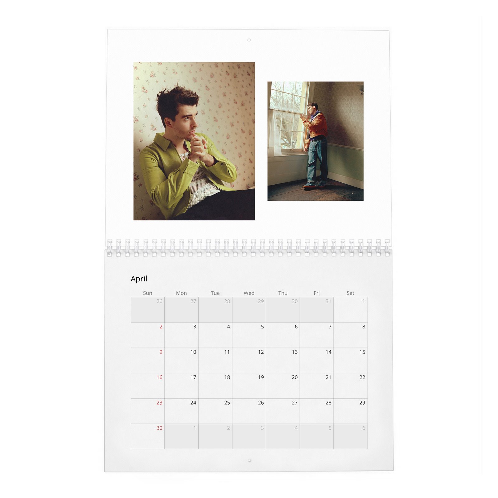 Corey Mylchreest - Leading Man 2027 Wall Calendar