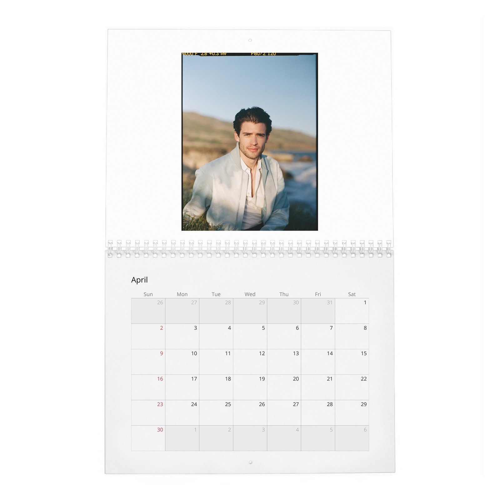04 David Corenswet - Man About Town 2027 Wall Calendar