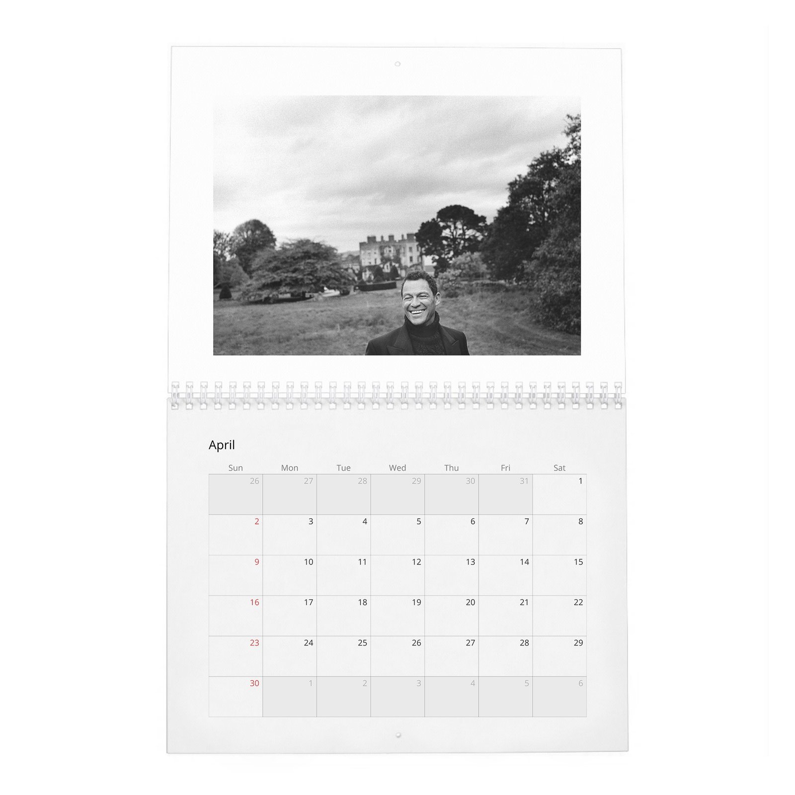 04 Dominic West - King Of The Castle 2027 Wall Calendar
