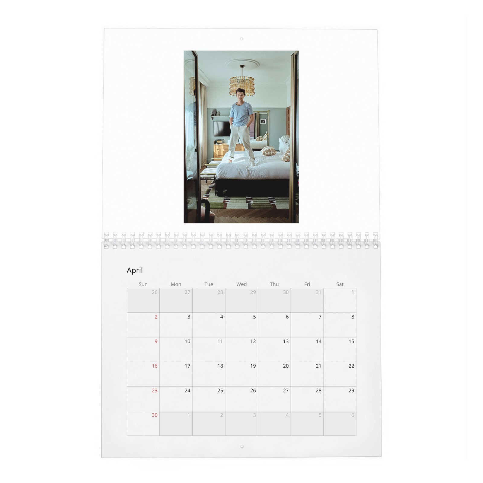04 Joe Keery - Turning Expectations 2027 Wall Calendar