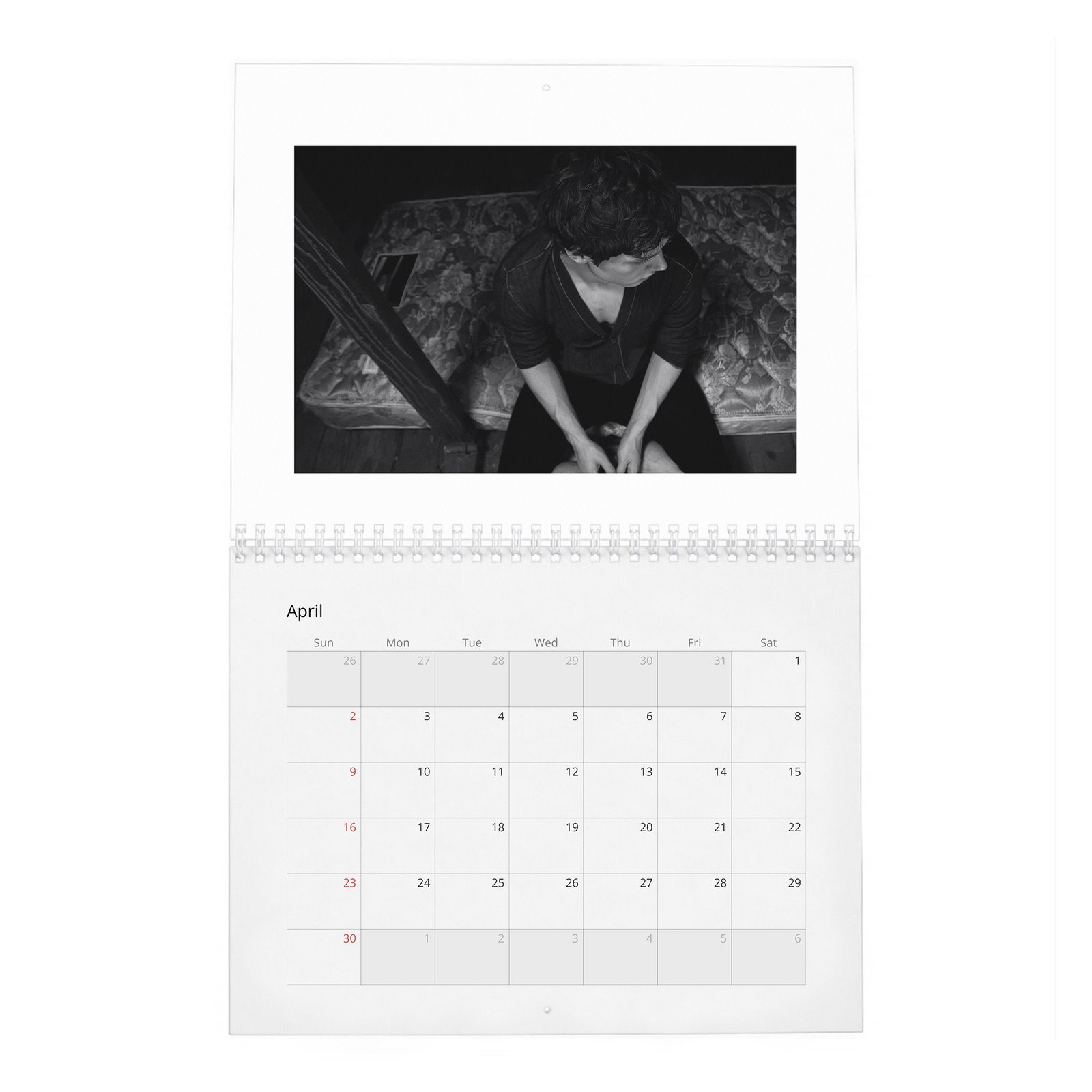 04 Evan Peters - Flaunt 2027 Wall Calendar