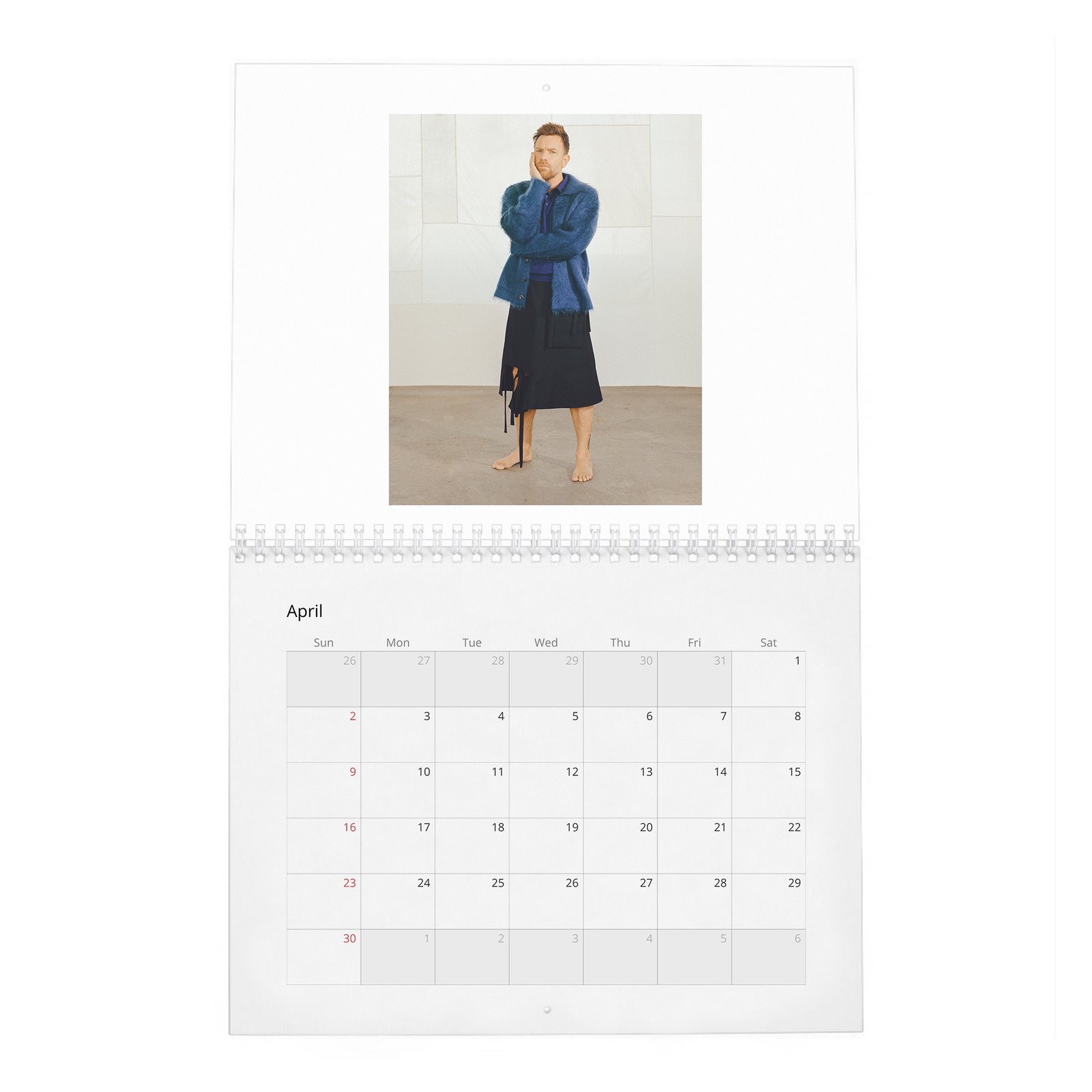 04 Ewan Mcgregor - The Jedi Returns 2027 Wall Calendar