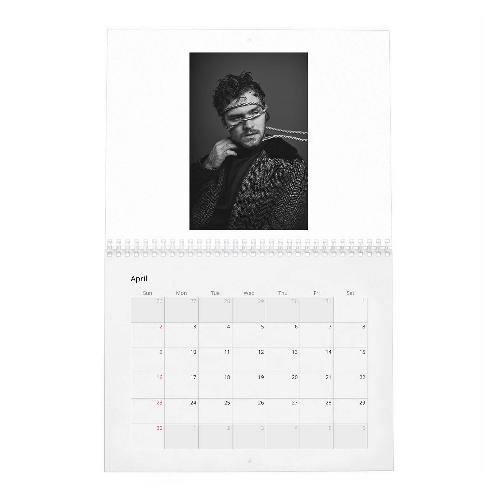 04 Finn Jones - Laterals 2027 Wall Calendar