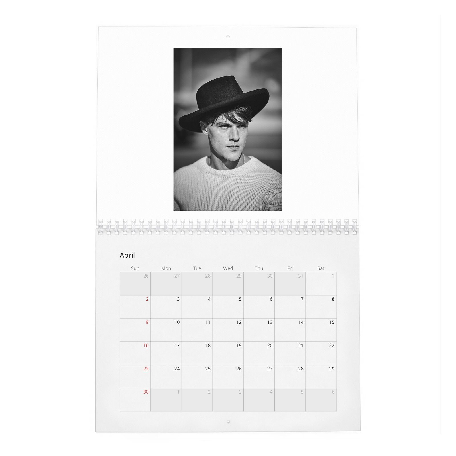 Finn Wittrock - Flaunt 2027 Wall Calendar