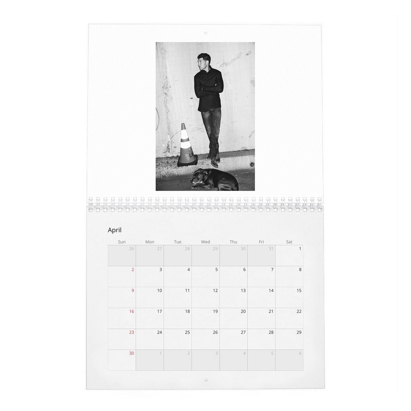 04 Jon Bernthal - Man On Fire 2027 Wall Calendar