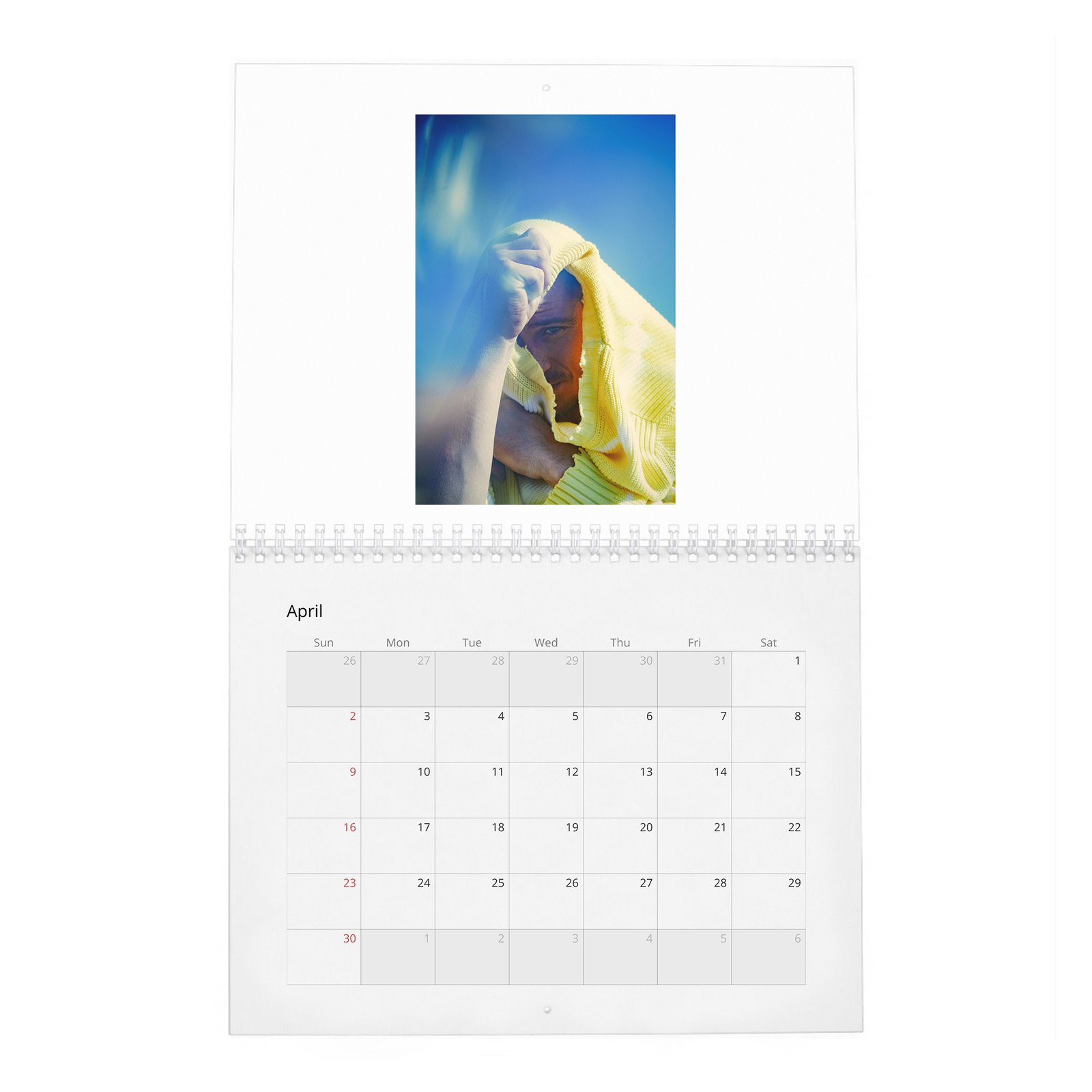04 Garrett Hedlund - Flaunt 2027 Wall Calendar