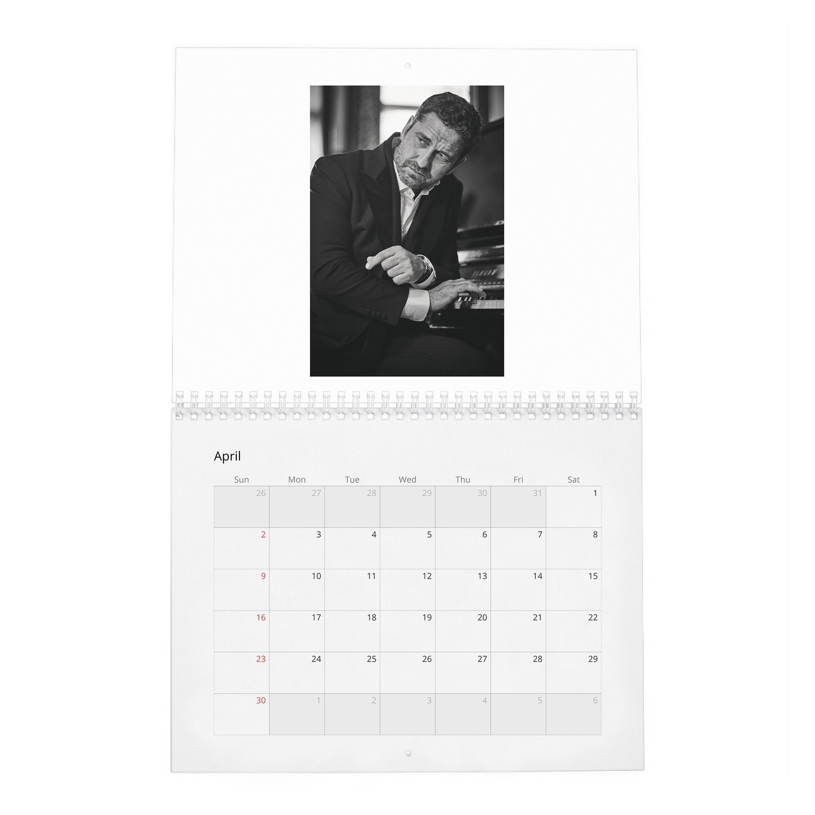 04 Gerard Butler - Nobleman 2027 Wall Calendar