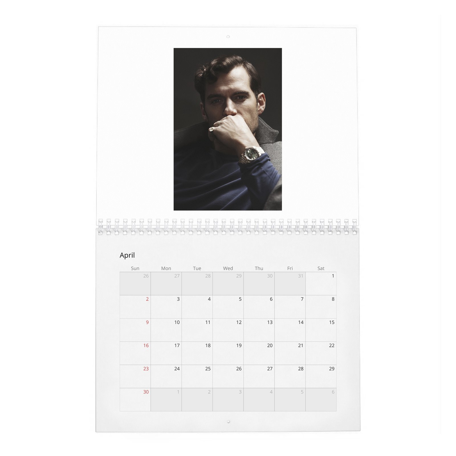 04 Henry Cavill - Poetic Justice 2027 Wall Calendar