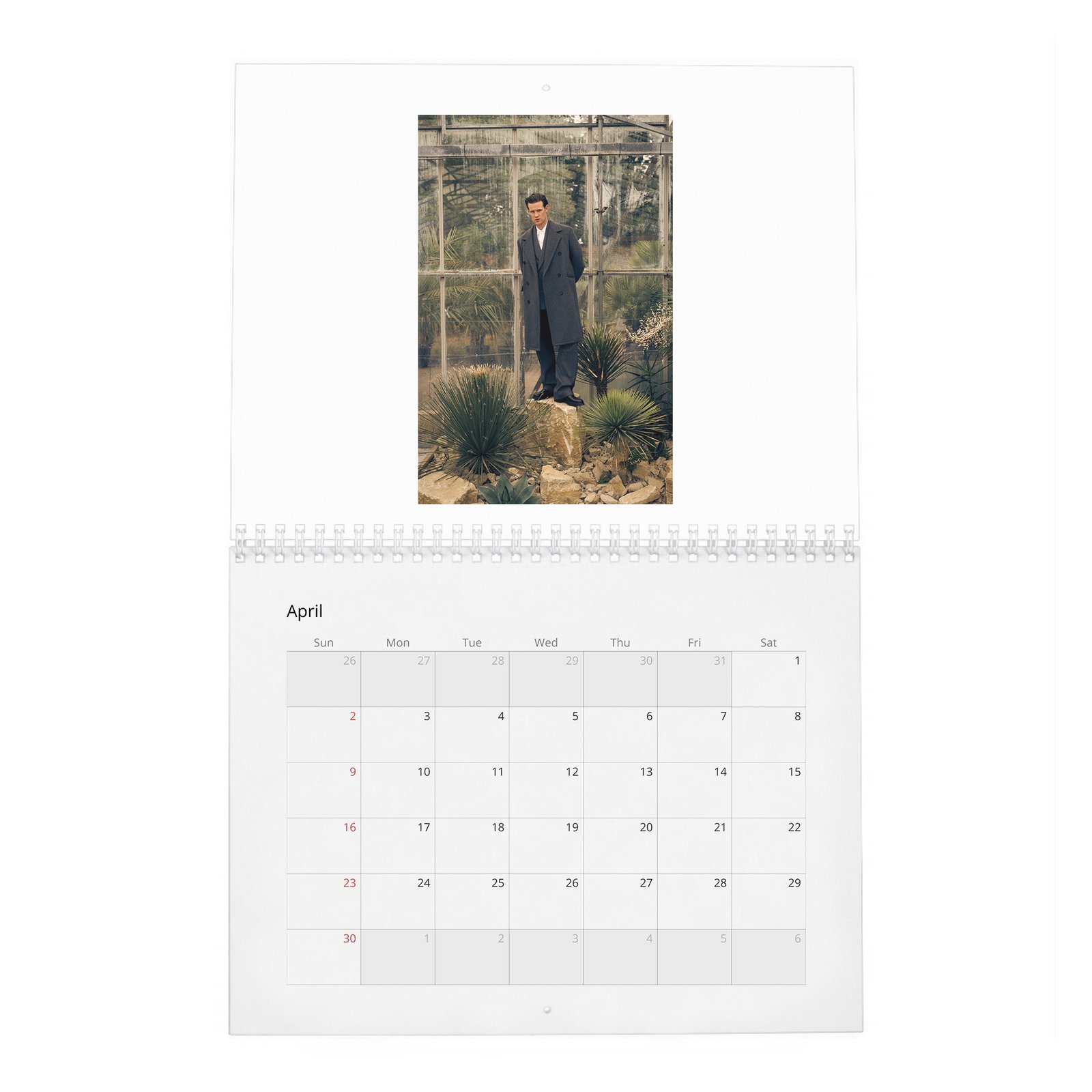 04 Matt Smith - Flaunt 2027 Wall Calendar