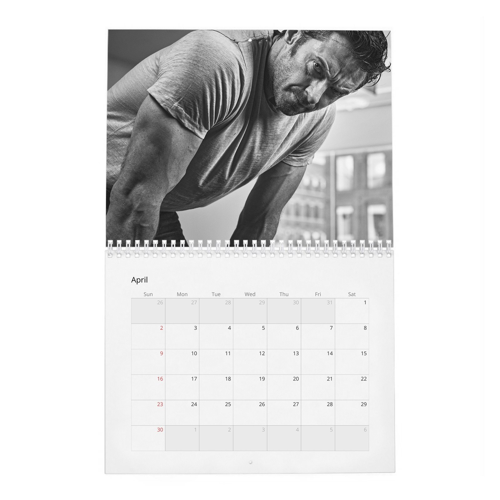 04 Hugh Jackman - There Is A Beast Inside 2027 Wall Calendar