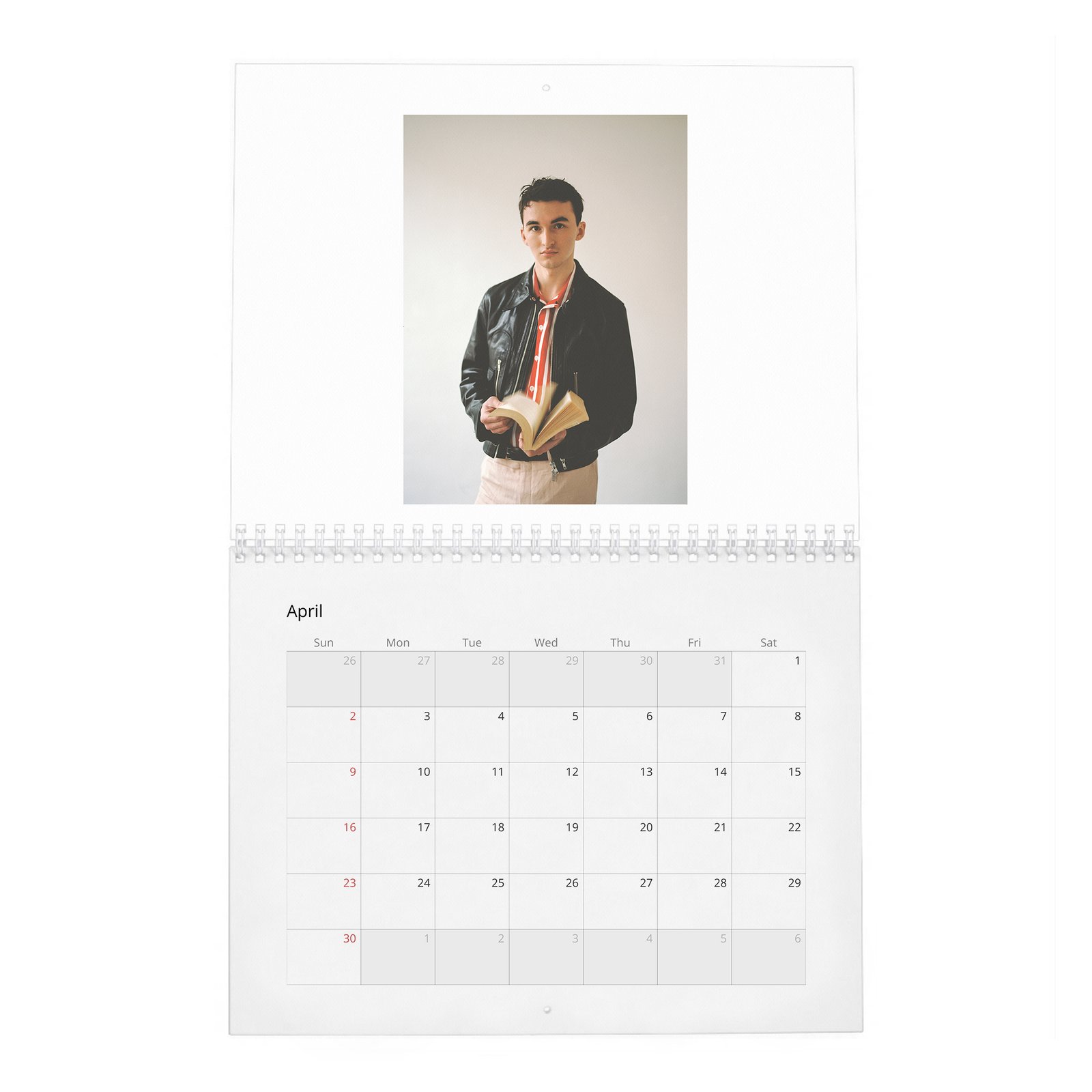 04 Isaac Hempstead Wright - Wonderland 2027 Wall Calendar