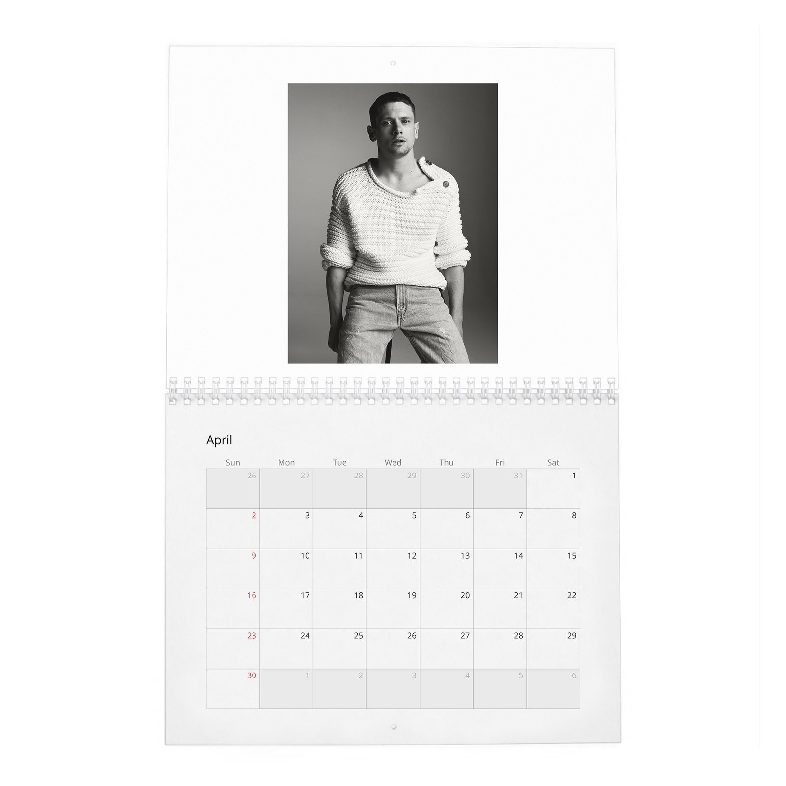 04 Jack O'Connell - Interview 2027 Wall Calendar