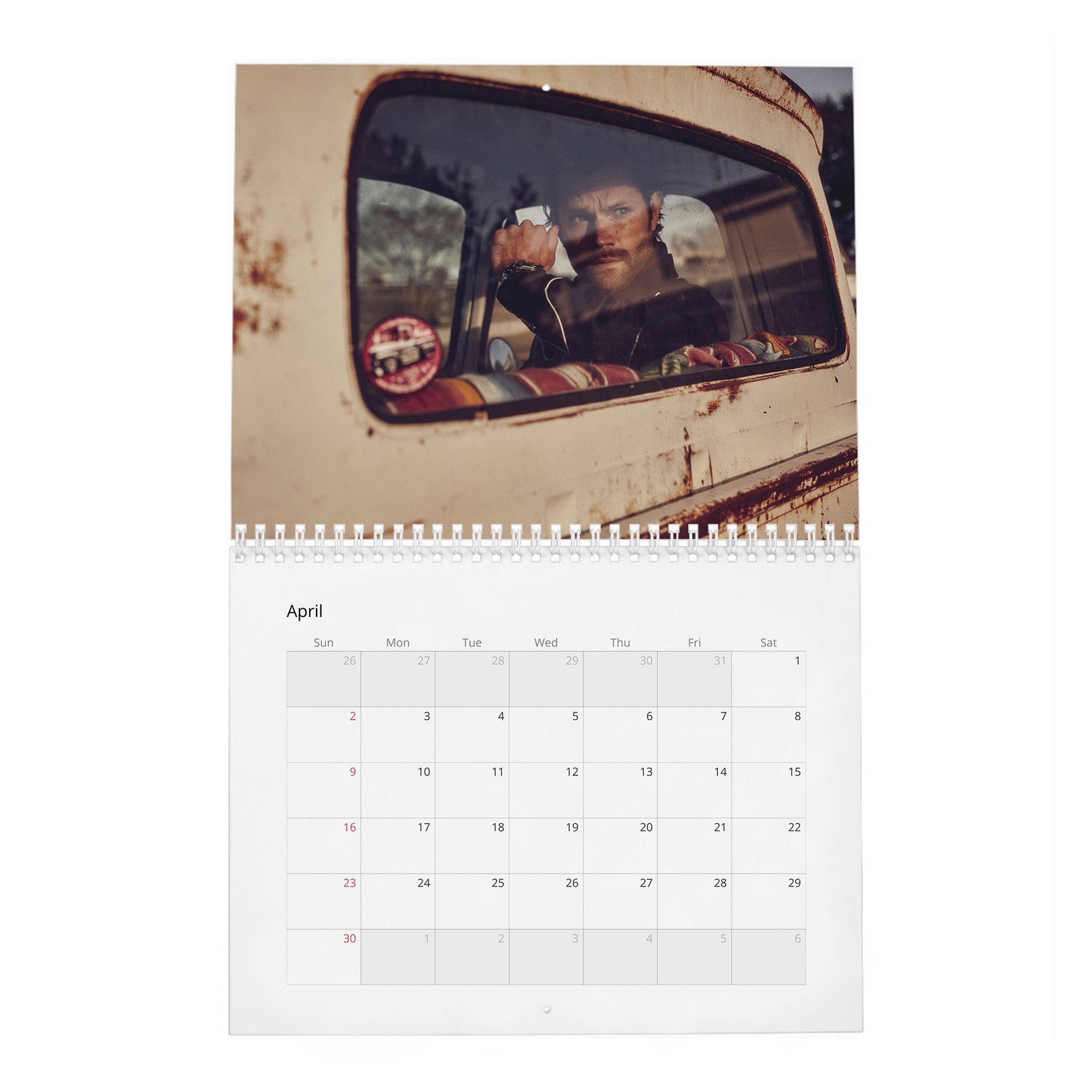 04 Jared Padalecki - The New Texas Ranger 2027 Wall Calendar