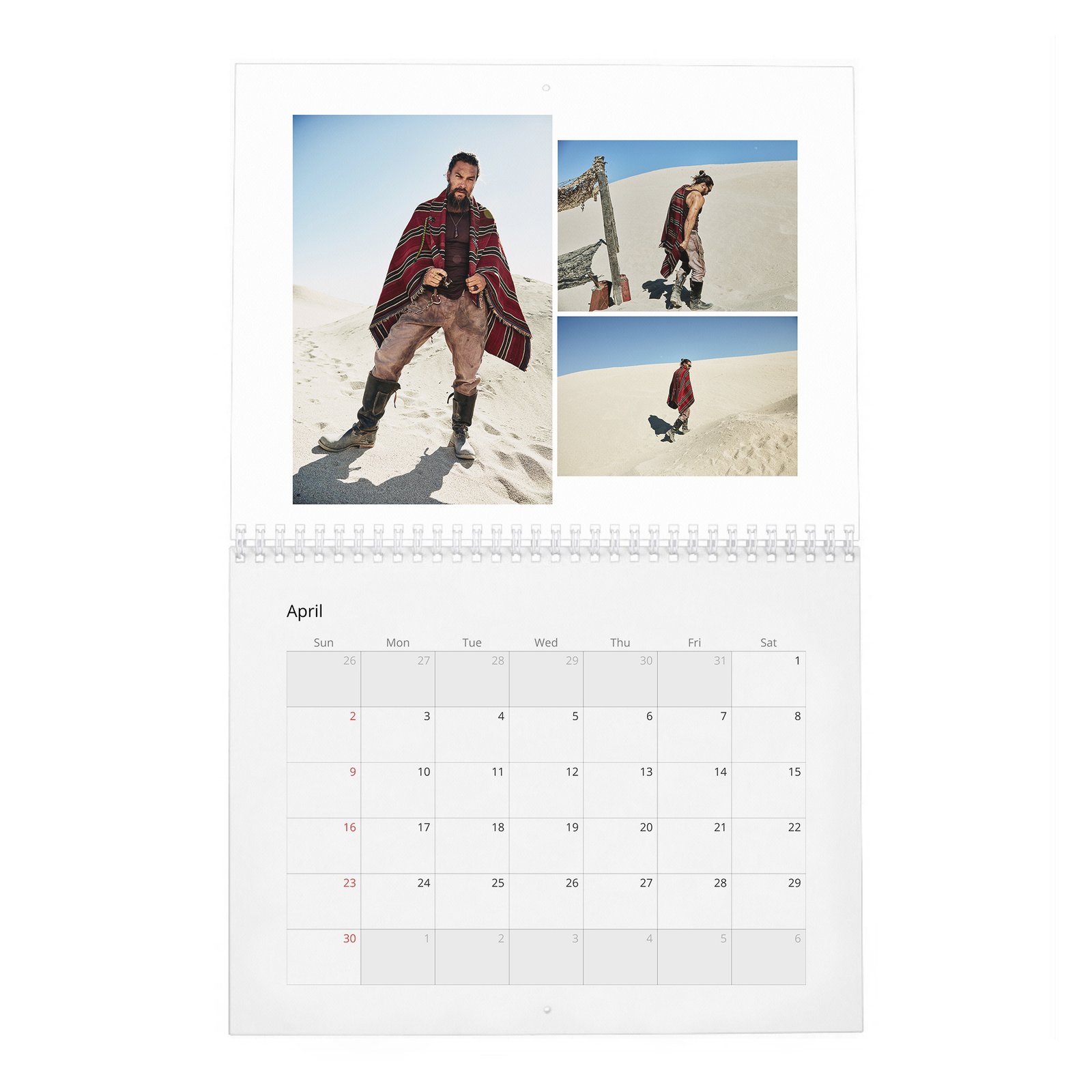 04 Jason Momoa - A New Hero Is Born 2027 Wall Calendar