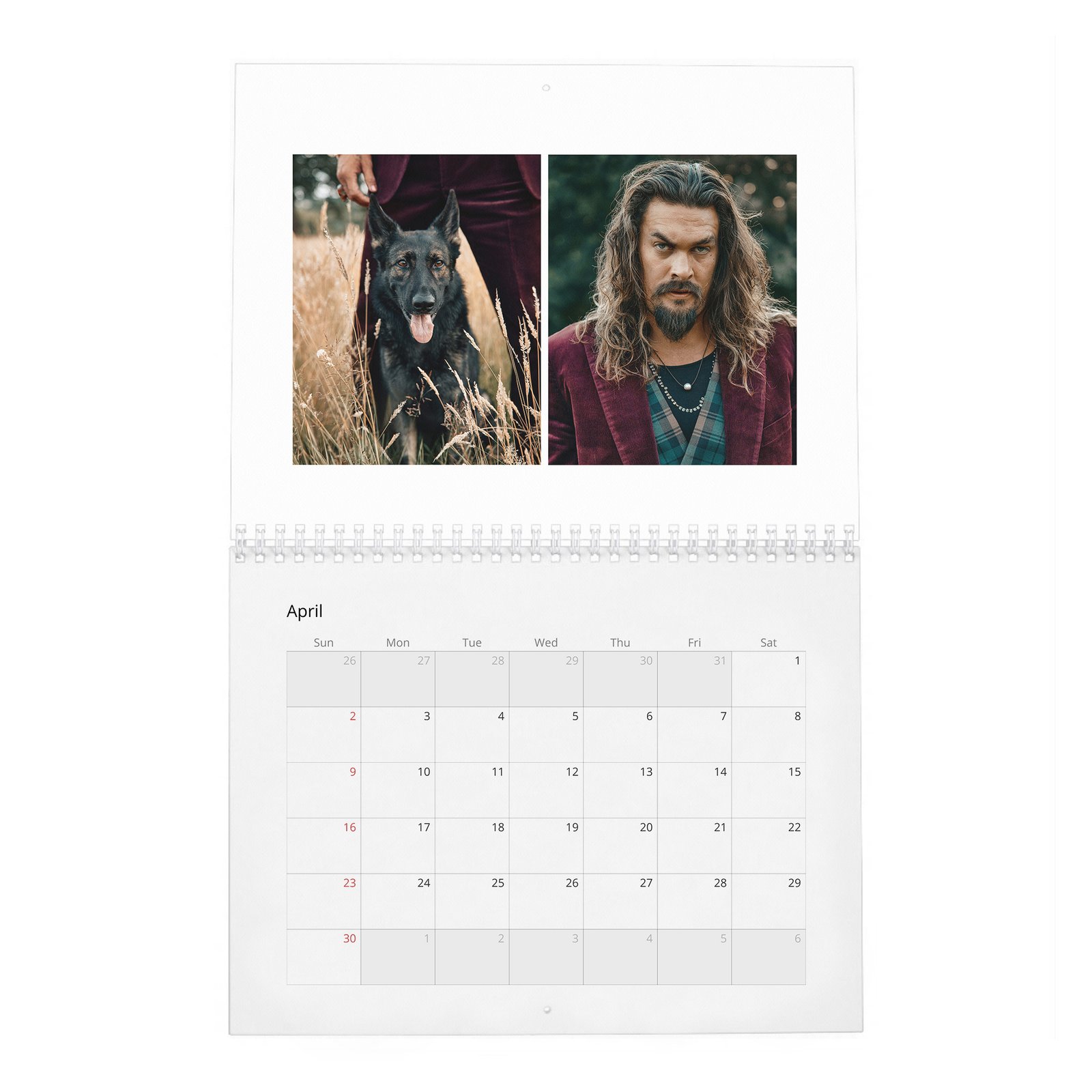 04 Jason Momoa - New Tricks 2027 Wall Calendar