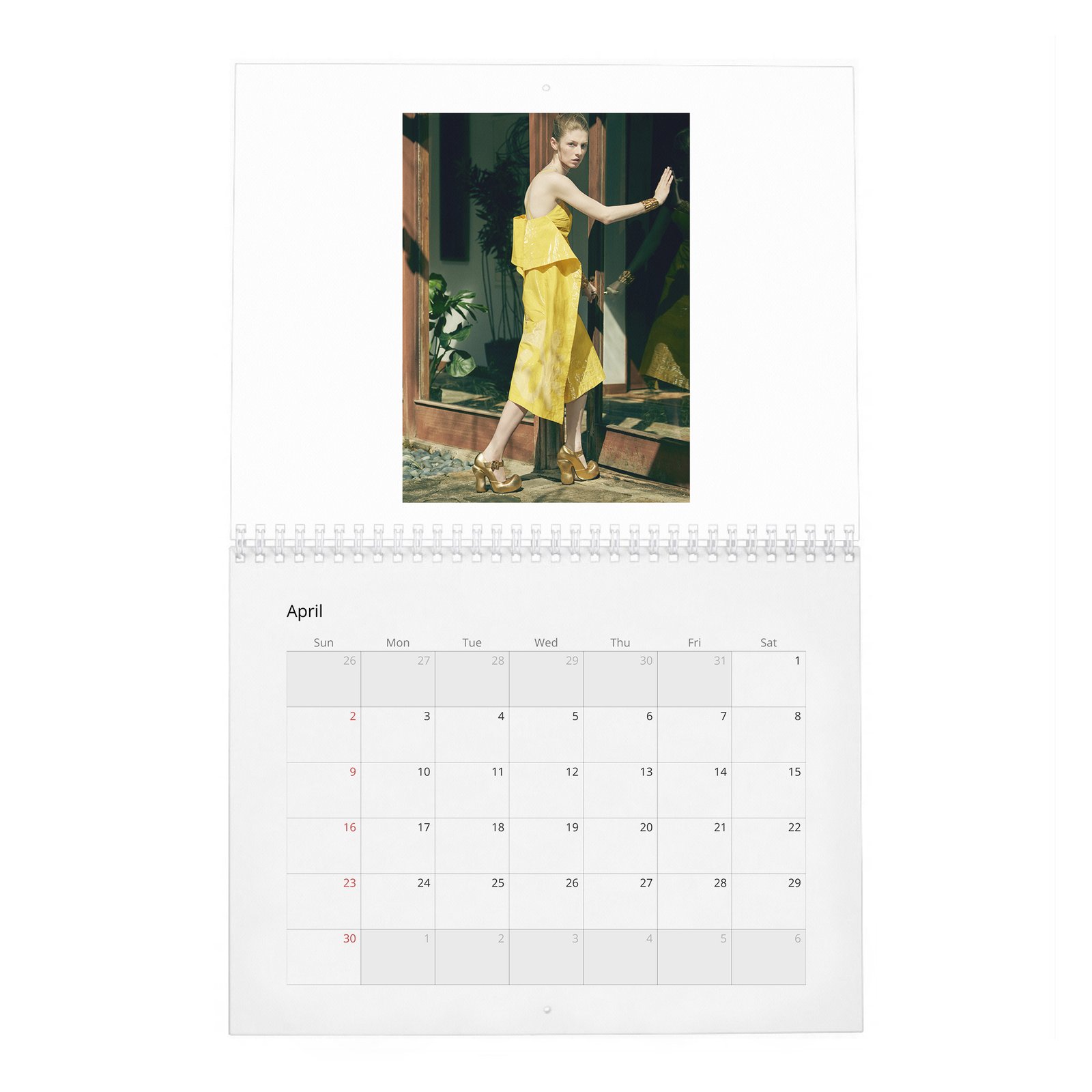 04 (2) Hunter Schafer - Art & Expression 2027 Wall Calendar