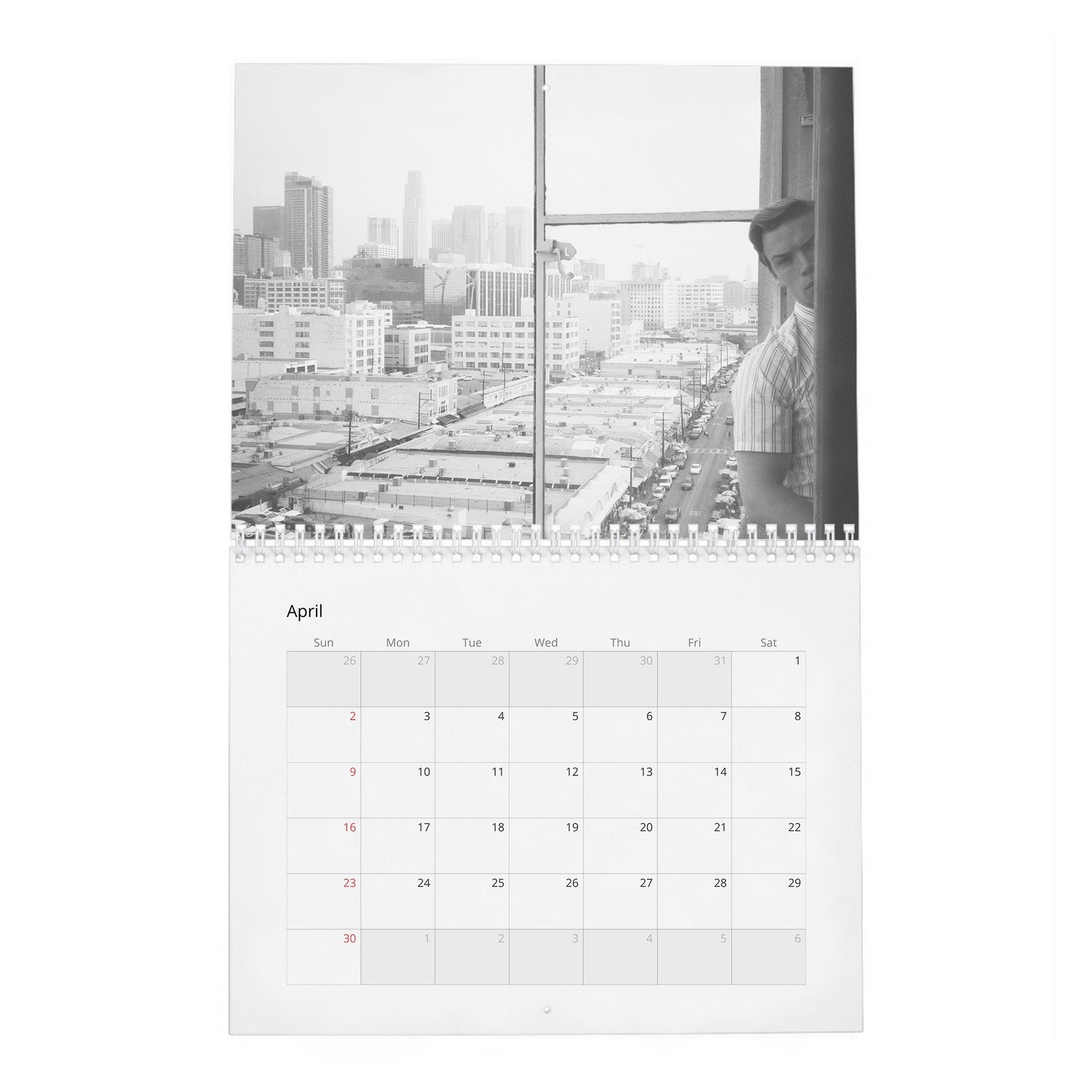04 Will Poulter - Laterals 2027 Wall Calendar