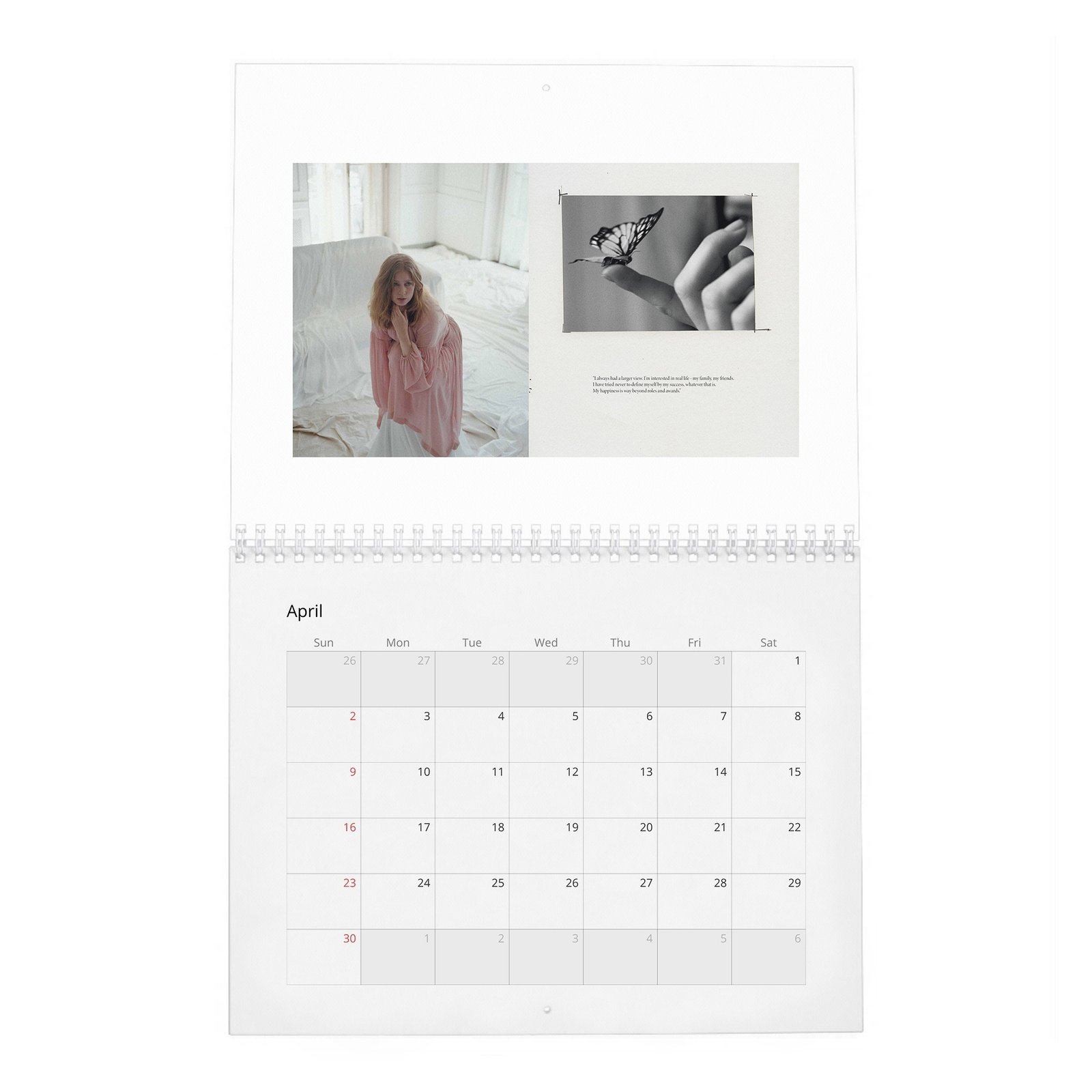 04 Amy Adams - So It Goes 2027 Wall Calendar