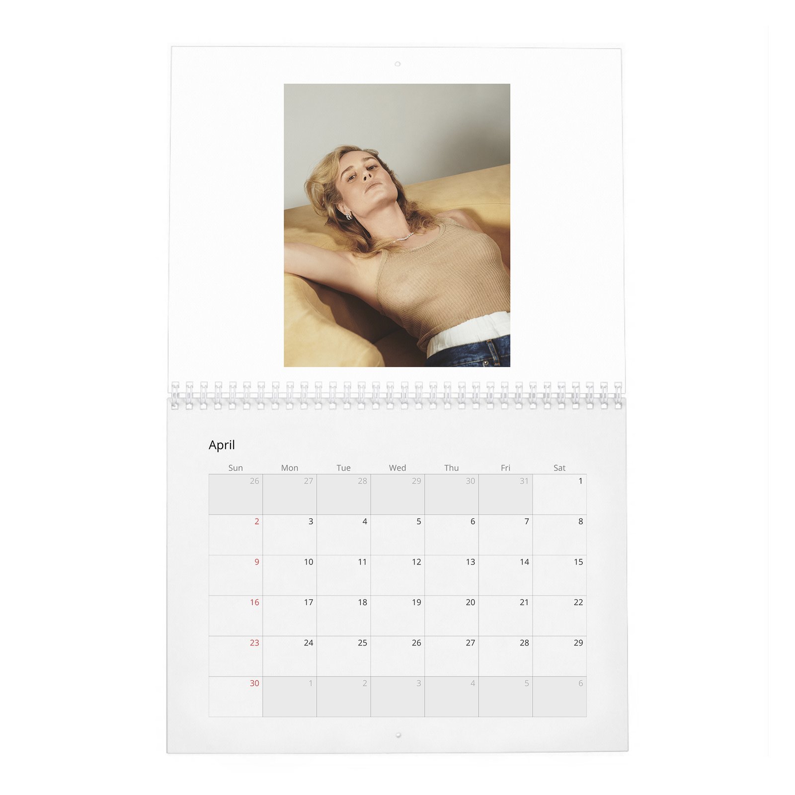 Brie Larson - Goes Her Own Way 2027 Wall Calendar