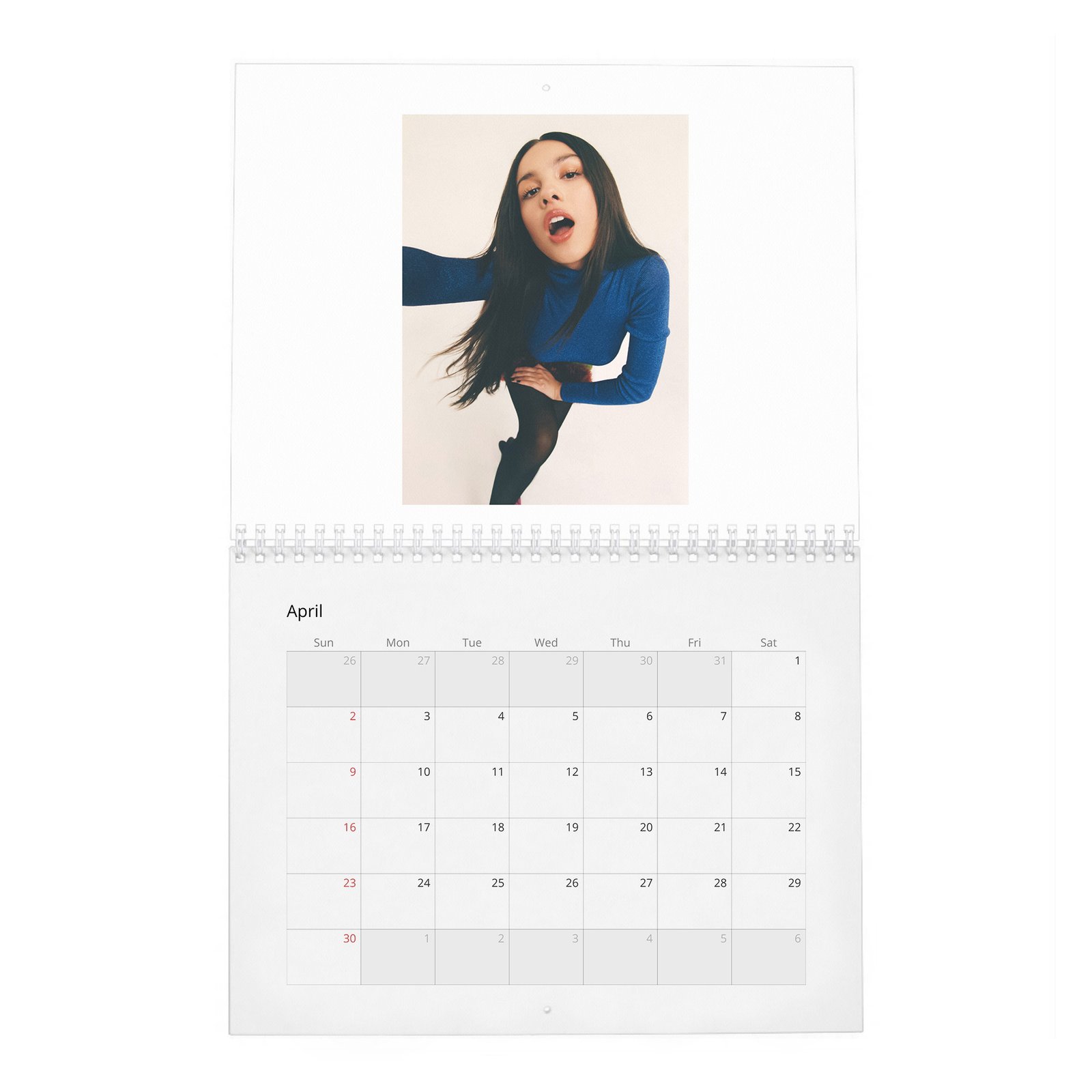 04 Olivia Rodrigo - Dreamer 2027 Wall Calendar