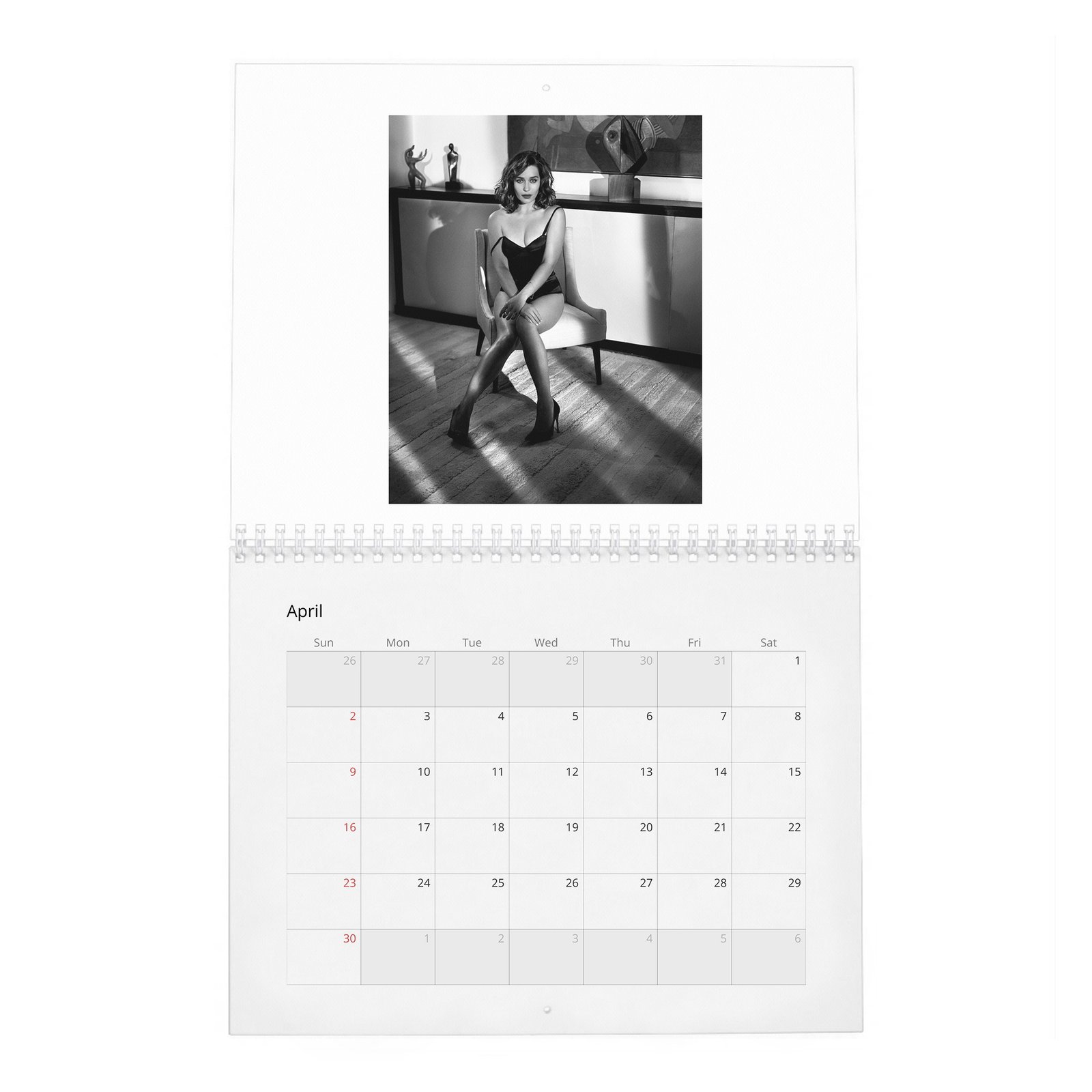 Emilia Clarke - Mother Of Dragons 2027 Wall Calendar