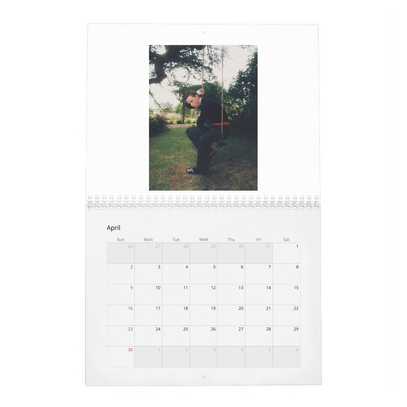 04 Eddie Redmayne - English Class 2027 Wall Calendar