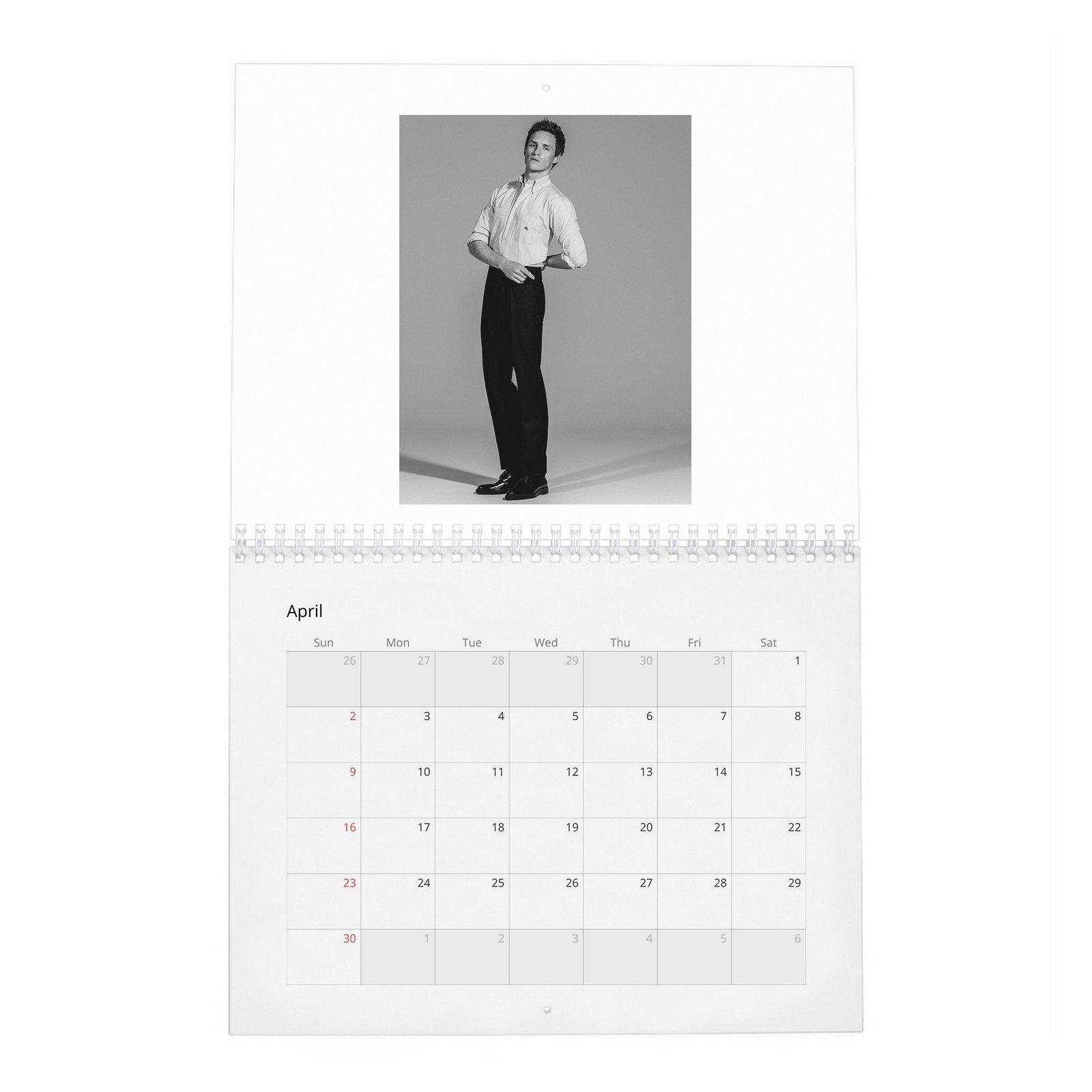 Eddie Redmayne - In Theory It Has Everything 2027 Wall Calendar
