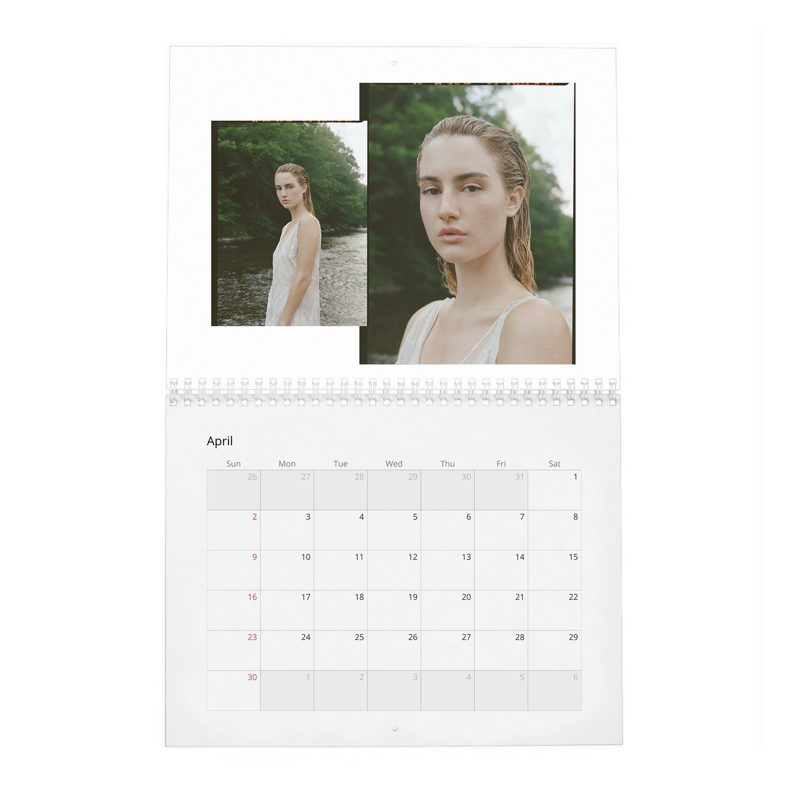 04 Grace Van Patten - Laterals 2027 Wall Calendar
